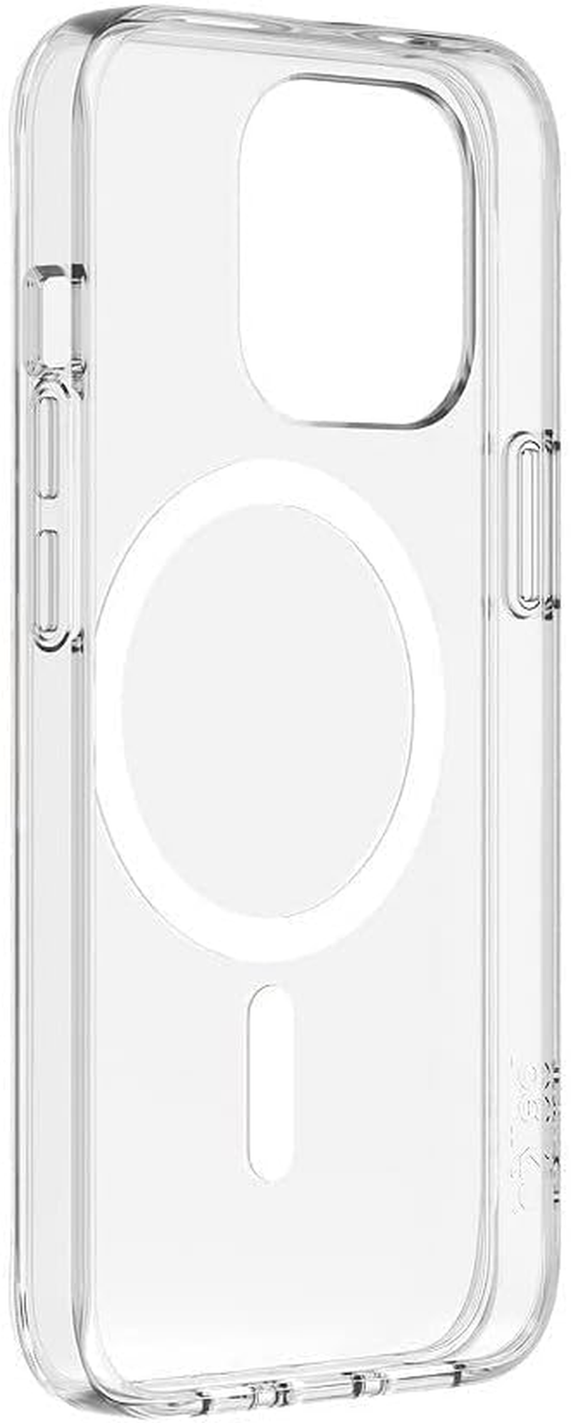 Belkin Magsafe Compatible Iphone 13 Pro Case with Antimicrobial Coating, Built-In Magnets, UV Light-Resistant Materials and Raised Edge Bumper for Camera Protection - Clear image number 2