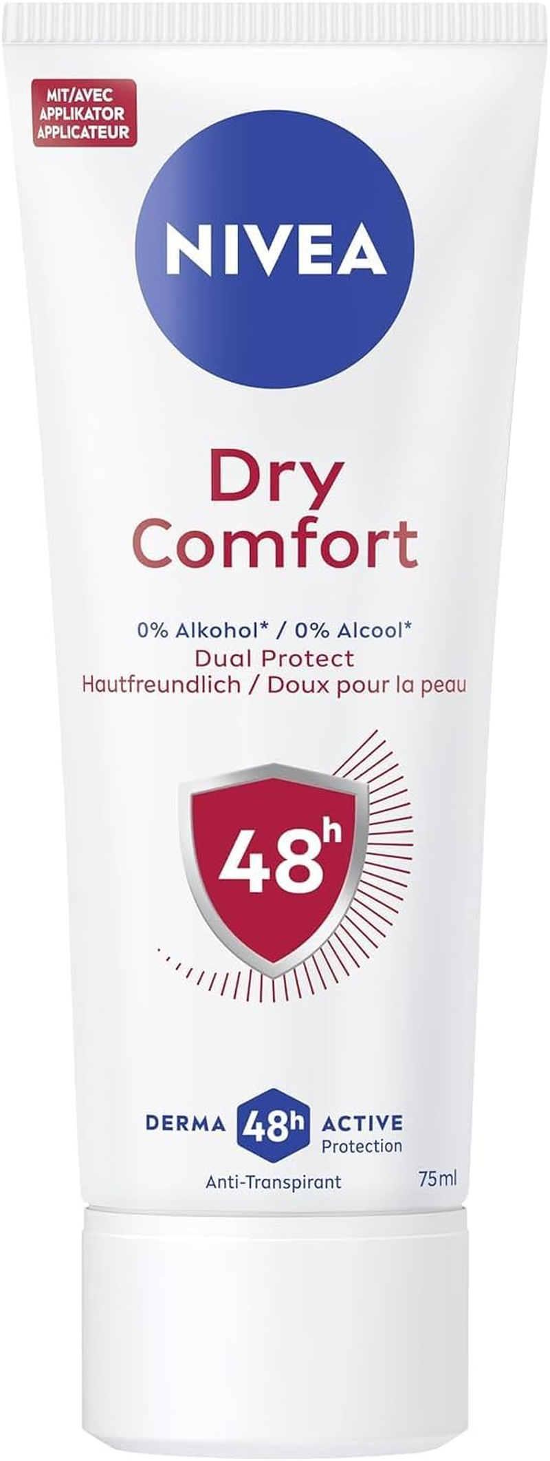 NIVEA Dry Comfort plus Cream Body Deodorant Pack of 6 image number 4