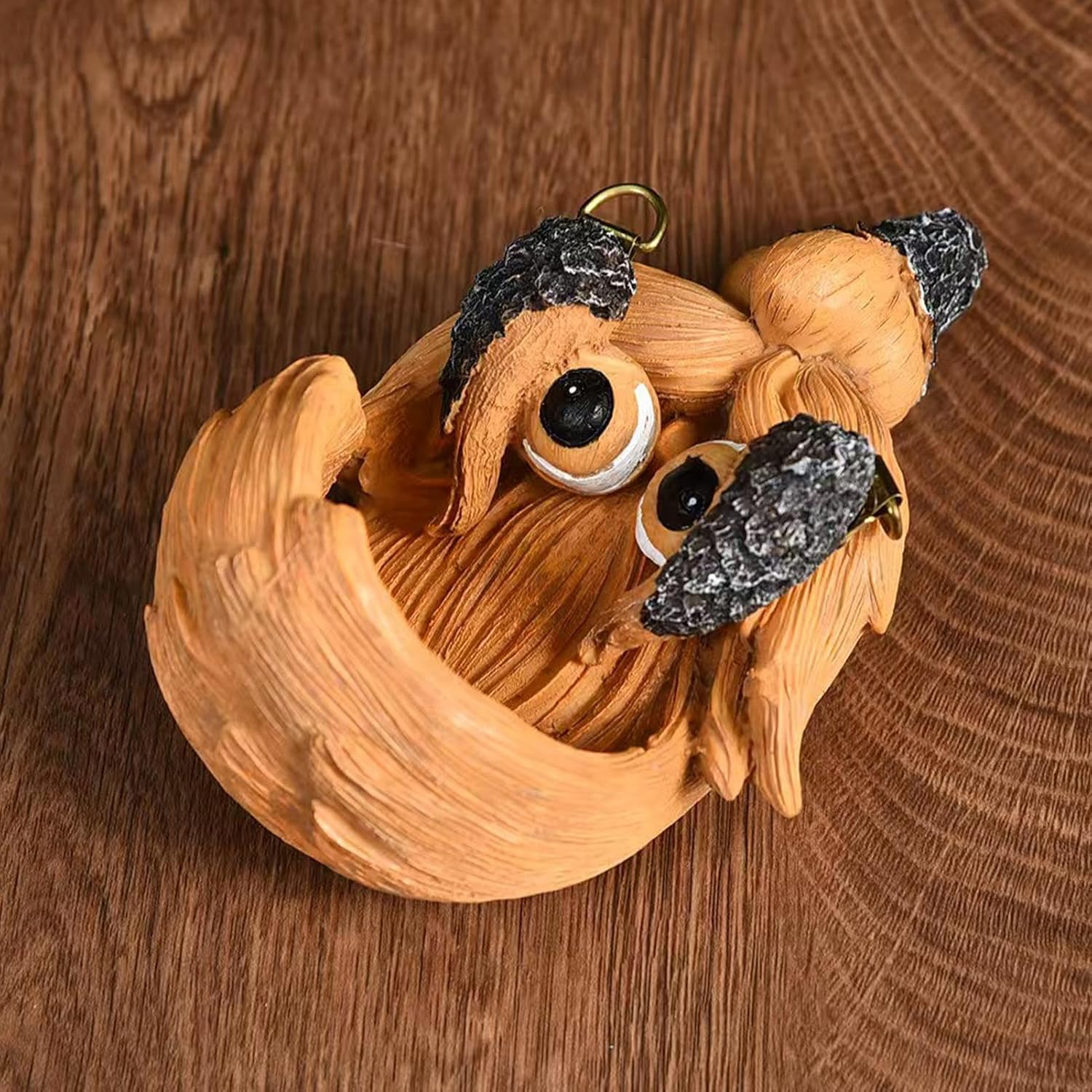 Outdoor Tree Bird Feeder, Tree Face Bird Feeder, Outdoor Tree Decorations, Yard Art Statues Whimsical Garden Decor for Halloween image number 5