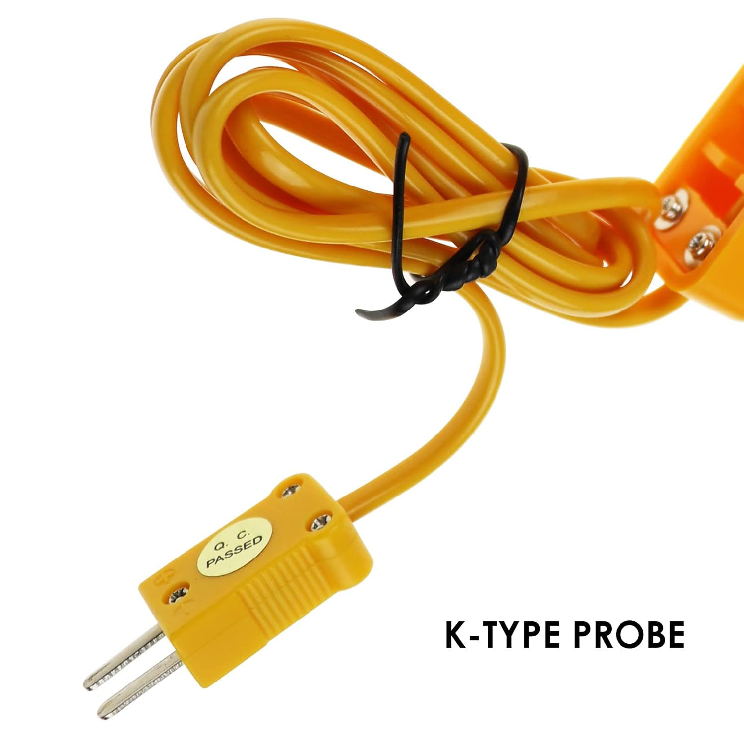 K Type Thermocouple Clamp Probe Thermocouple Temperature Sensor Clip Lead Pipe Clamp HVAC Temperature Range -40~392&deg;F (-40~200&deg;C) image number 6