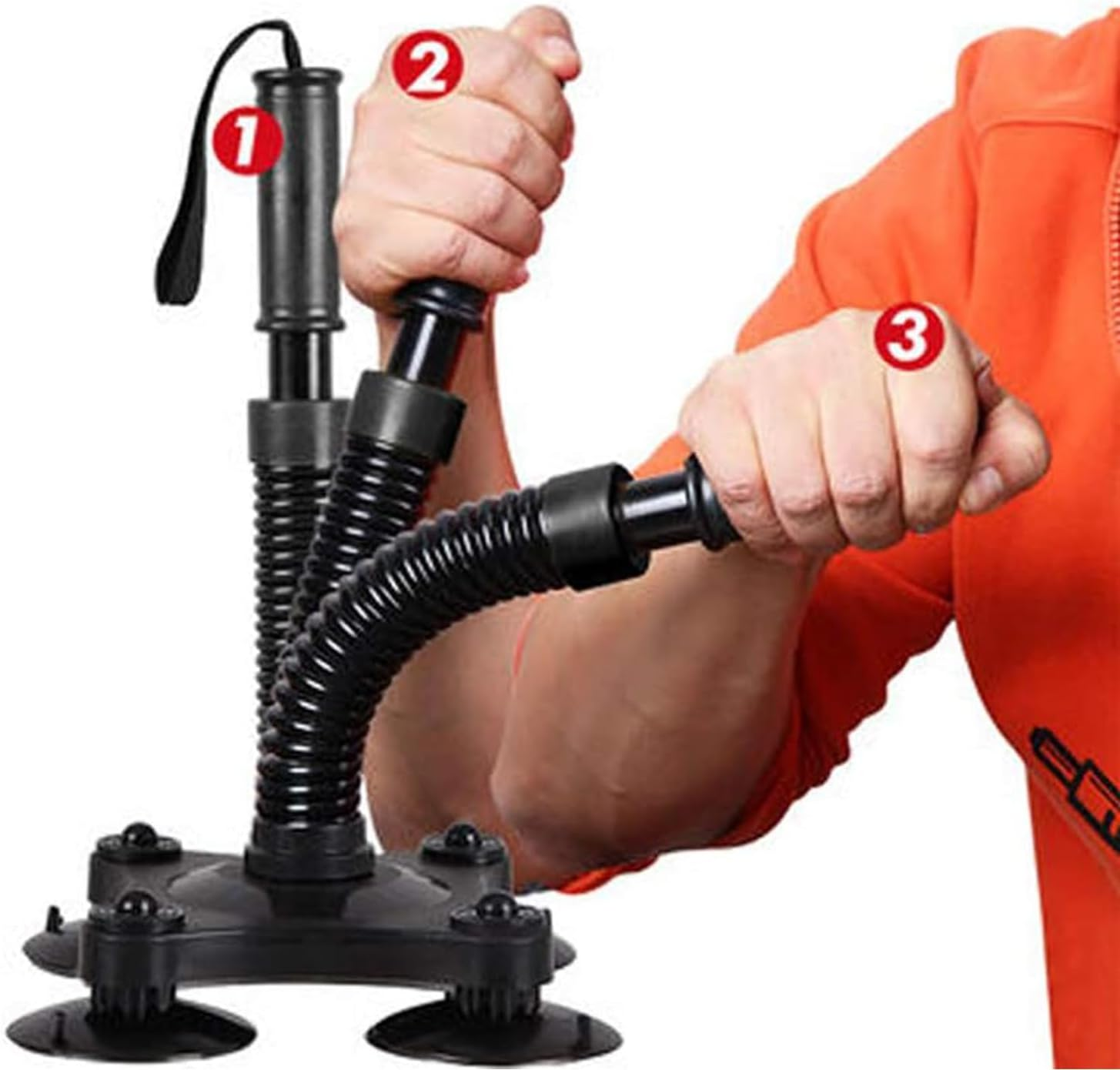 Arm Wrestling Training Equipment, Forearm Trainer Grips and Wrist Exerciser, Arm Strengthener Muscle Developer for Home Fitness, Forearm Strength Training Aid for Men & Women