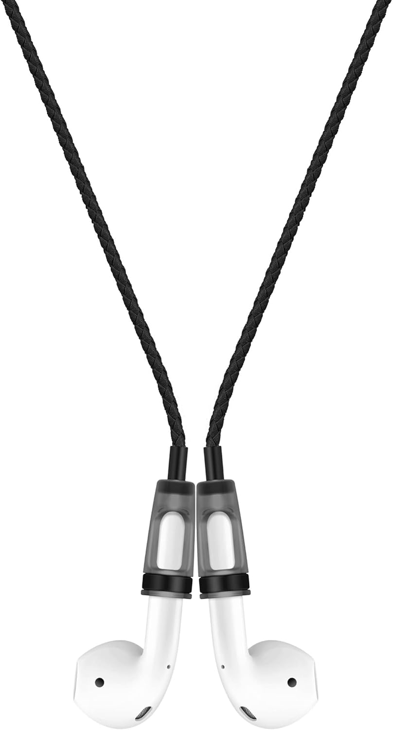 Lawonda Anti-Lost Neck Strap for Airpods, PU Leather Strong Magnetic Necklace Holder String, Compatible with Airpods 1&2/ Pro /3Rd /Pro 2