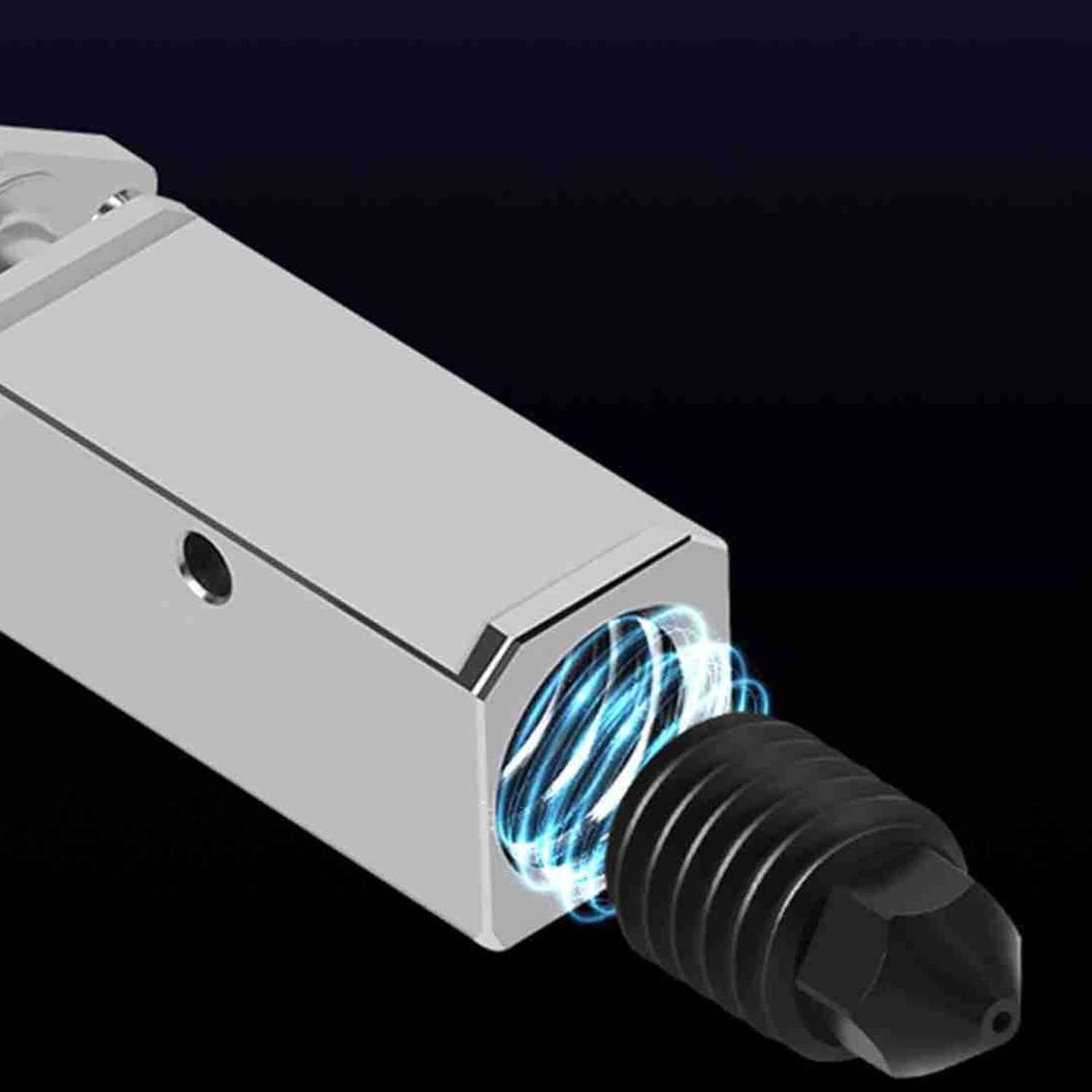 Hotend Kit for Lab P1P P1S 3D Printer, 0.2Mm Hardened Steel Nozzle Extruder Hot End with 2510 Fan, Heat Resistant Heating Block for Lab P1P P1S 3D Printer Accessories image number 5