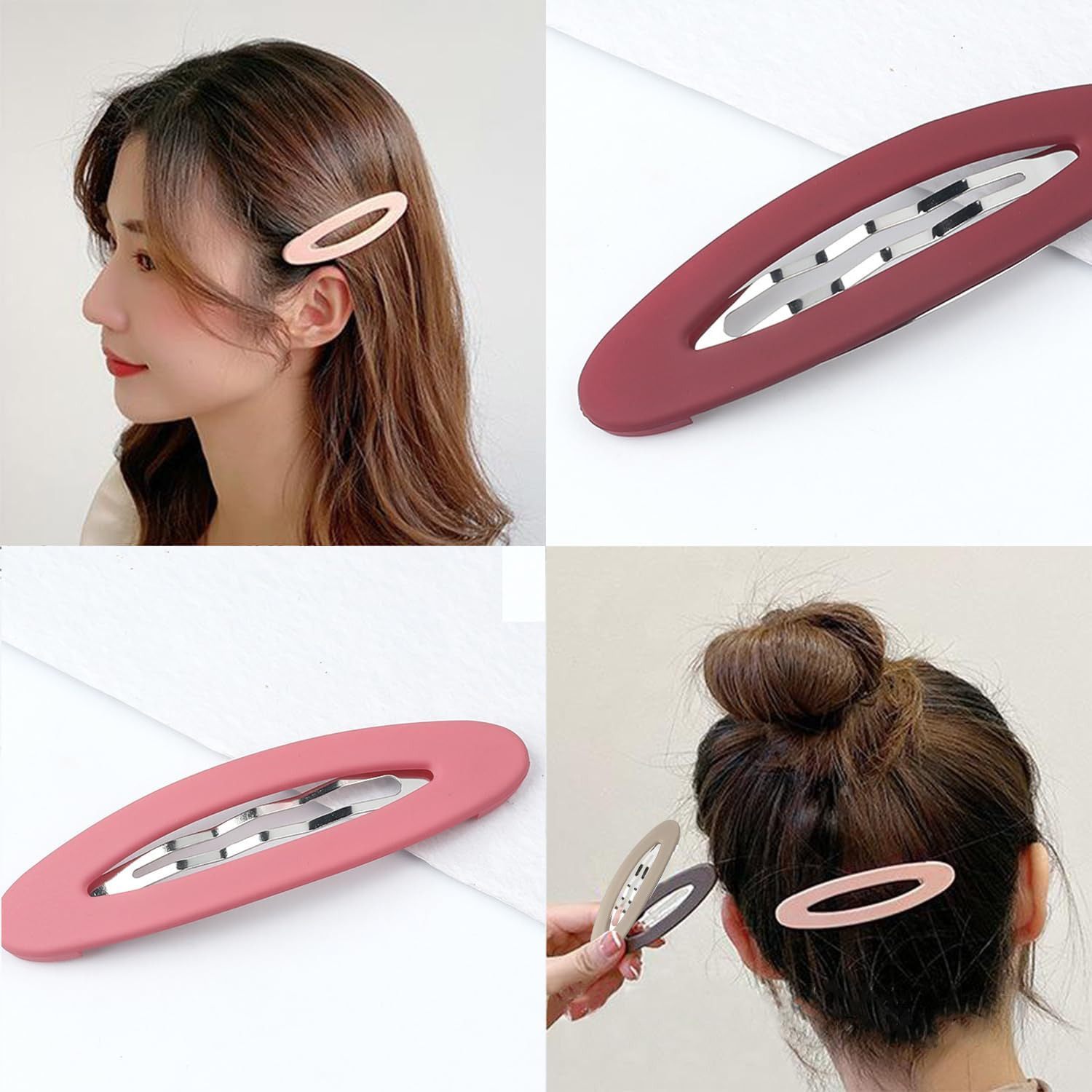6 Pieces Simple Hairpin, Women'S Hair Pin, Hair Styling Accessories, Oval Hairpin, Side Hair Pin image number 4
