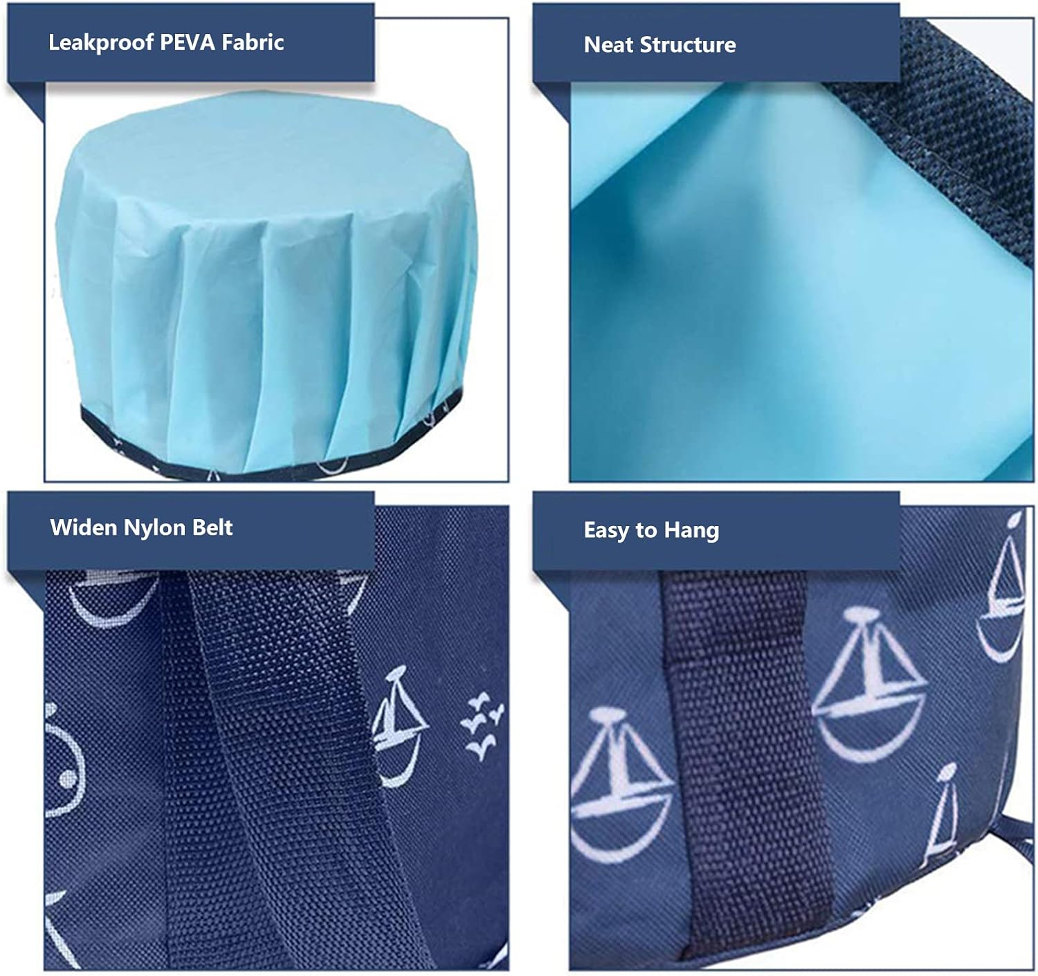 RAYWE 25L Large Collapsible Foot Bath Basin Portable Travel Foot Bath Tub Home Pedicure Foot Spa Folding Water Bucket for Soaking Feet Washing Bathtub image number 4