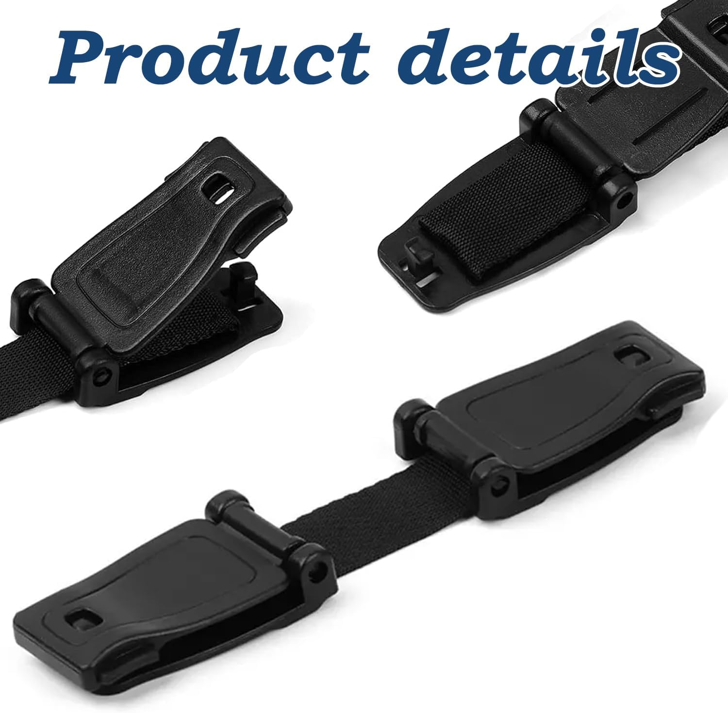 Secure 2Pcs anti Escape Car Seat Strap Set &ndash; Adjustable Safety Harness for Car Seats &ndash; Prevents Escape for Added Safety image number 2
