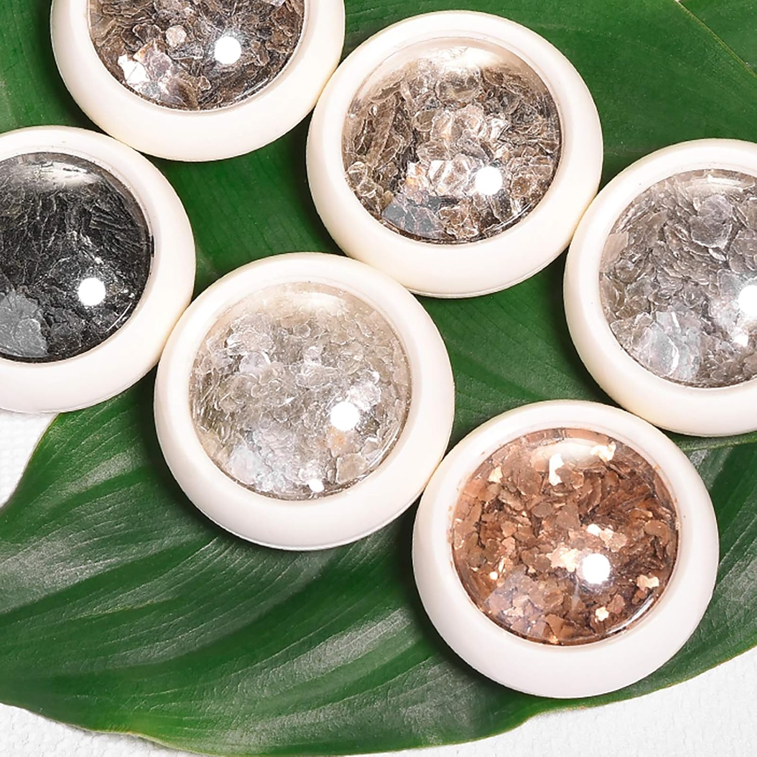 1 Set Transparent Mica Flakes Nail Accessories Nail Sequins Beauty Sequins image number 2