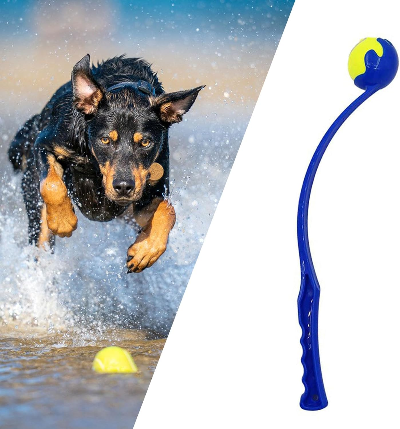 Classic Ball Launcher, Dog Ball Launcher, Launcher for Dogs - Dog Ball + Tennis Ball Thrower for Fetch - Perfect Toy for Large + Small Dogs/88 image number 4