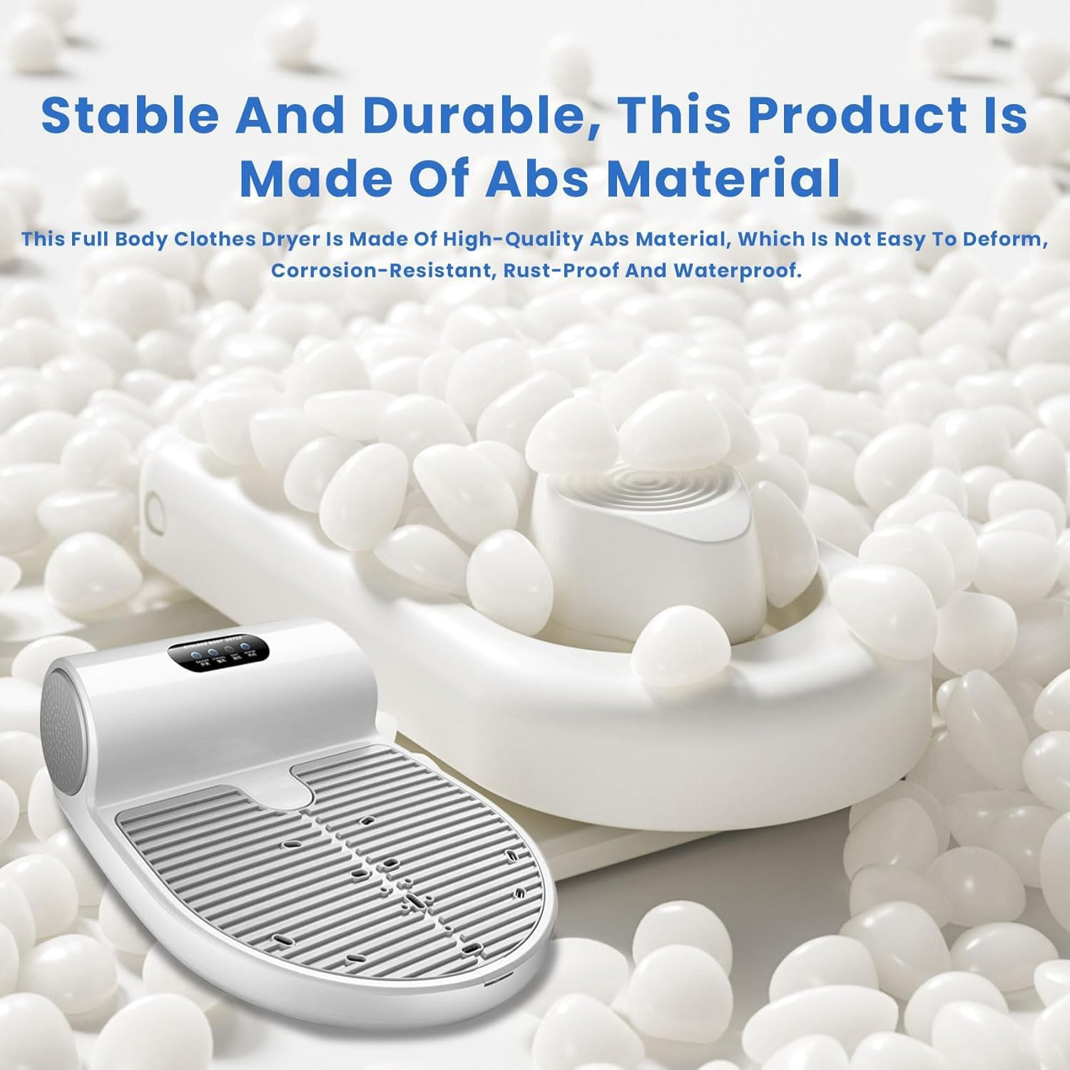 Body Refresher Machine, Body Refresher Cooling Machine, Full Bodys Dryer for after Shower, Touch in Control Bodies Heater Blow Dryer, Waterproof Non-Slip, Adjustable Speed (With Scale) image number 4