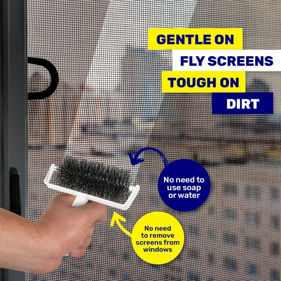 Leona Co Window Screen Cleaning Brush Screen Window Brush Screen Window Cleaning Brush Multifunction Removal Dust Brush Cleaner Brush Window Cleaner Tool