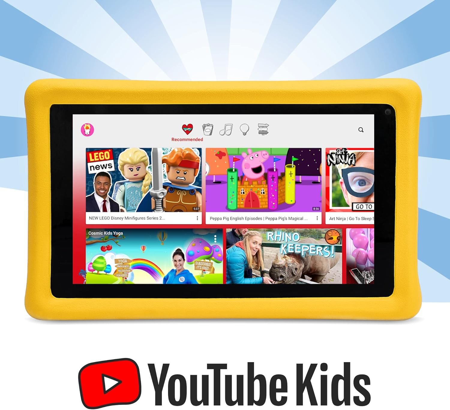 Pebble Gear Disney Pixar Toy Story 4 7 Inch Kids Tablet, Packed with Disney Content, Kid-Proof Case, Parental Controls, 500+ Games & Educational Apps, Quad Core, 16GB, Wifi