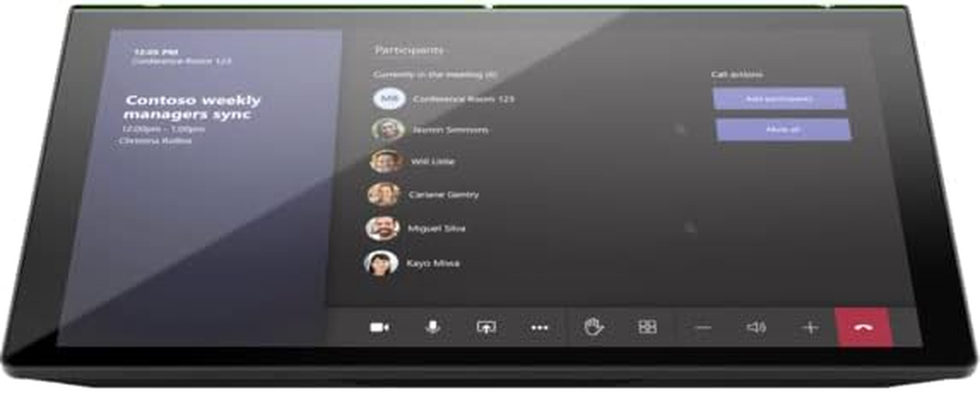 HP Presence Small Space Solution plus AI Camera with Microsoft Teamsrooms 641U4AW Core I5 8GB 256GB SSD W10 Iot image number 3