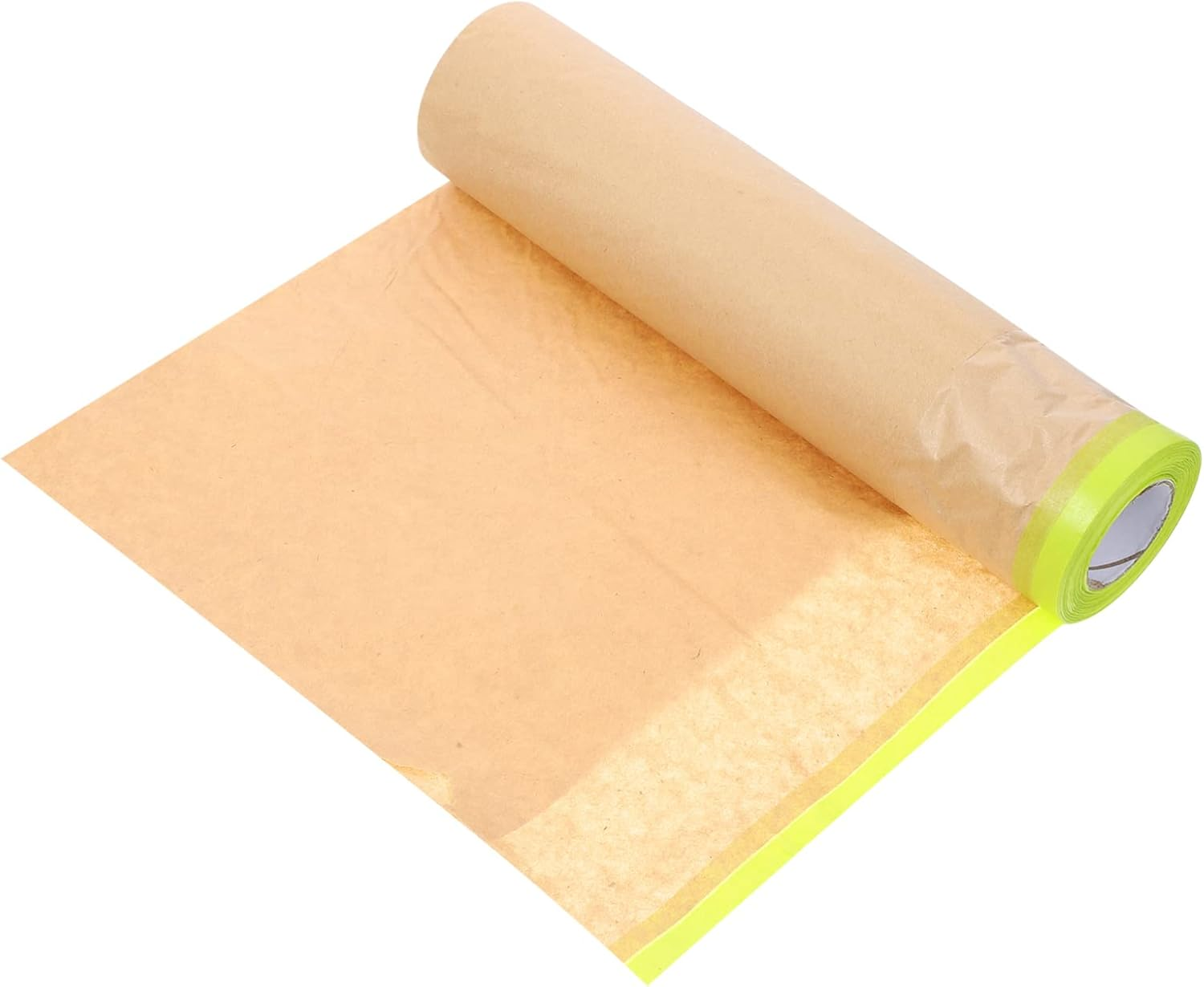 Masking Paper for Furniture Protective Covering, Adhesive Masking Paper Roll 50Cm X 13M for Painting, Car, Wall Surface Protection image number 3