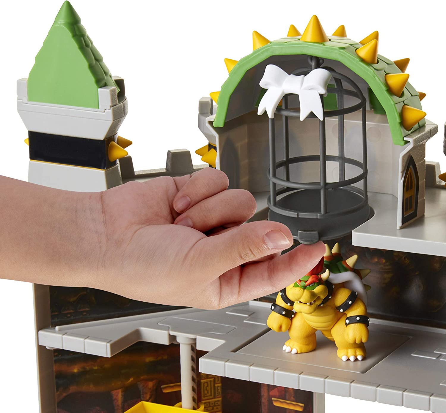 SAN-EI FPS-002 Super Mario Figure Collection DX Playset Bowser Castle image number 5