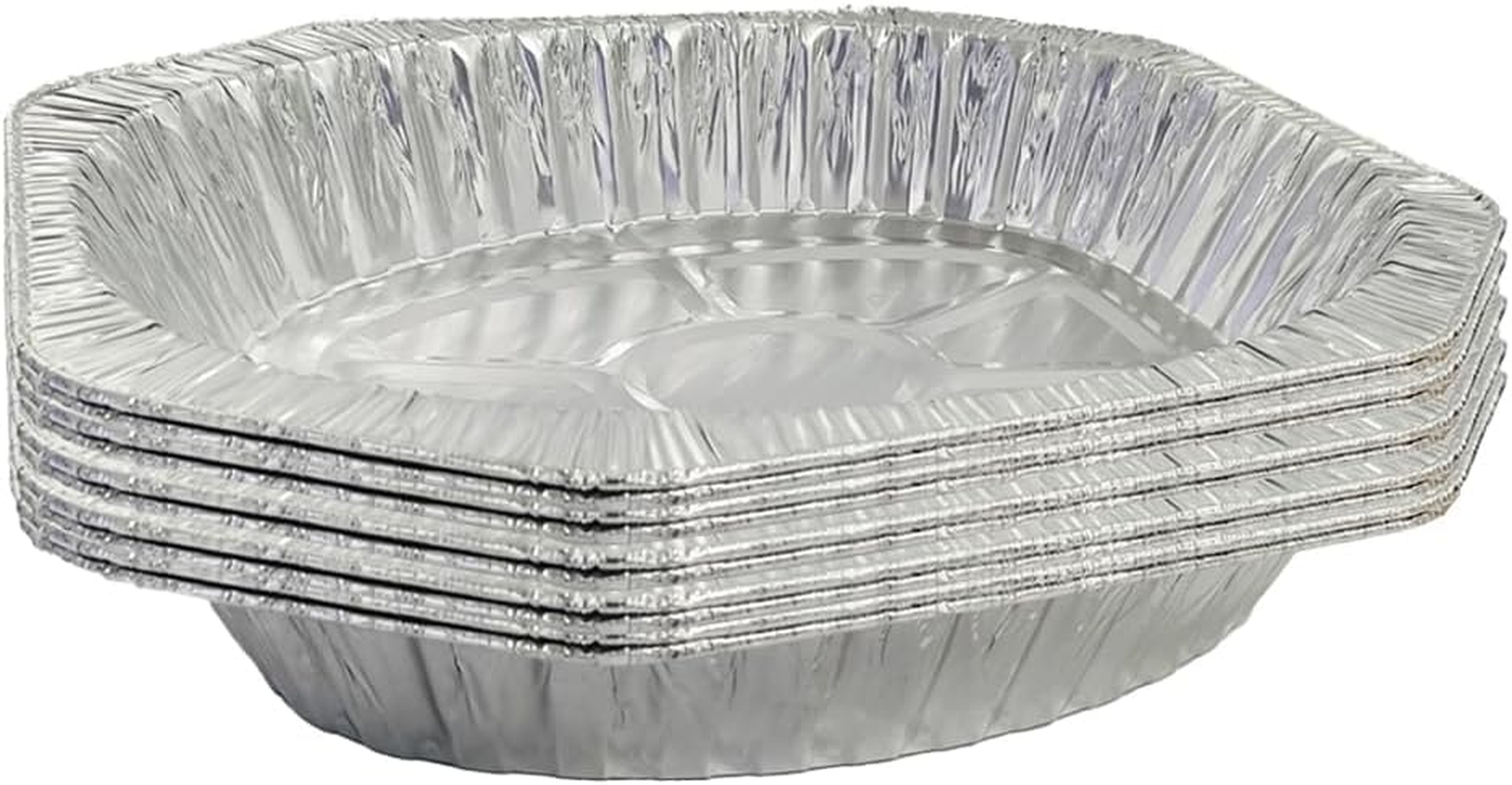 [10Pk]Home Master Aluminium Large Foil Tray, Heavy Duty, Durable, Seals in Freshness, Reusable, Disposable and Recyclable (45Cm X 35Cm X 7Cm) image number 1