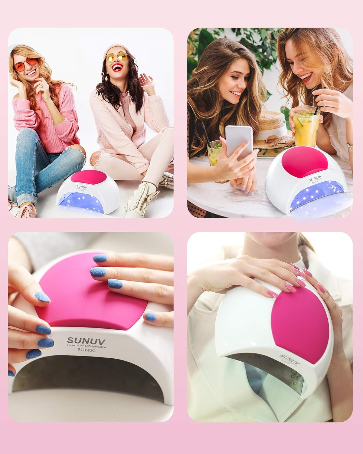 Profesional LED UV Lampara Secadora U&ntilde;as De Gel, Blanca, Curado Luz En 4 Modos Para Tiempo 10S, 30S, 60S Y 90S image number 5