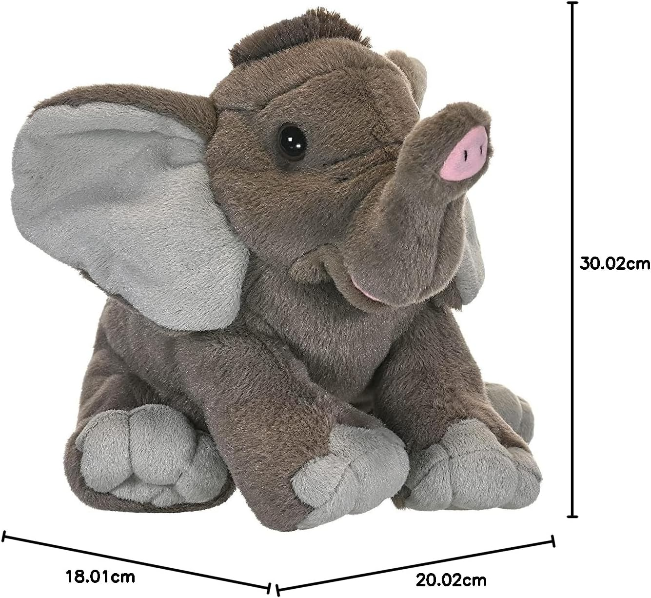 Wild Republic African Elephant Baby, Stuffed Animal, Plush Toy, Gifts for Kids, Cuddlekins 12 Inches image number 2