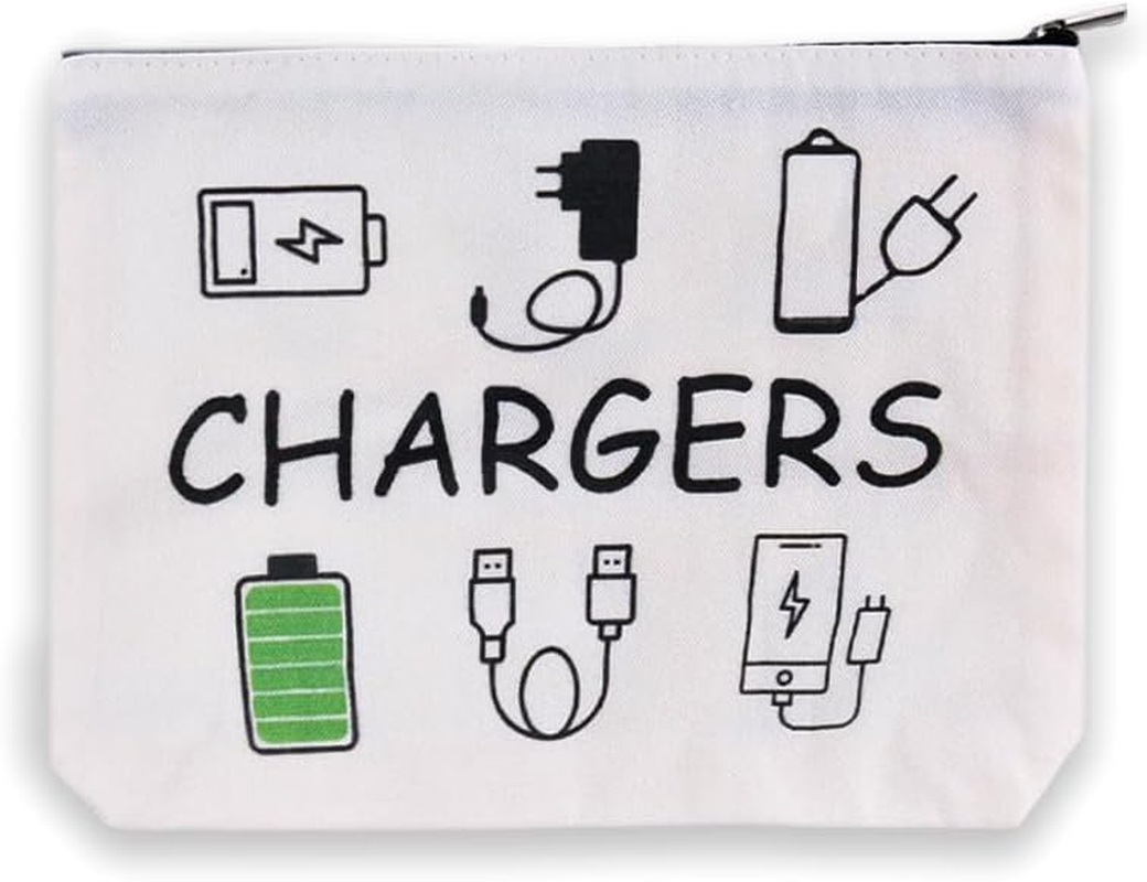 Makeup Cosmetic Bag Travel Storage Bag Electronic Charging Organizer for Women Travel Accessories Versatile Bags Small Makeup Cosmetic Bags for Women Cable Organizer Pouch for Cords image number 6