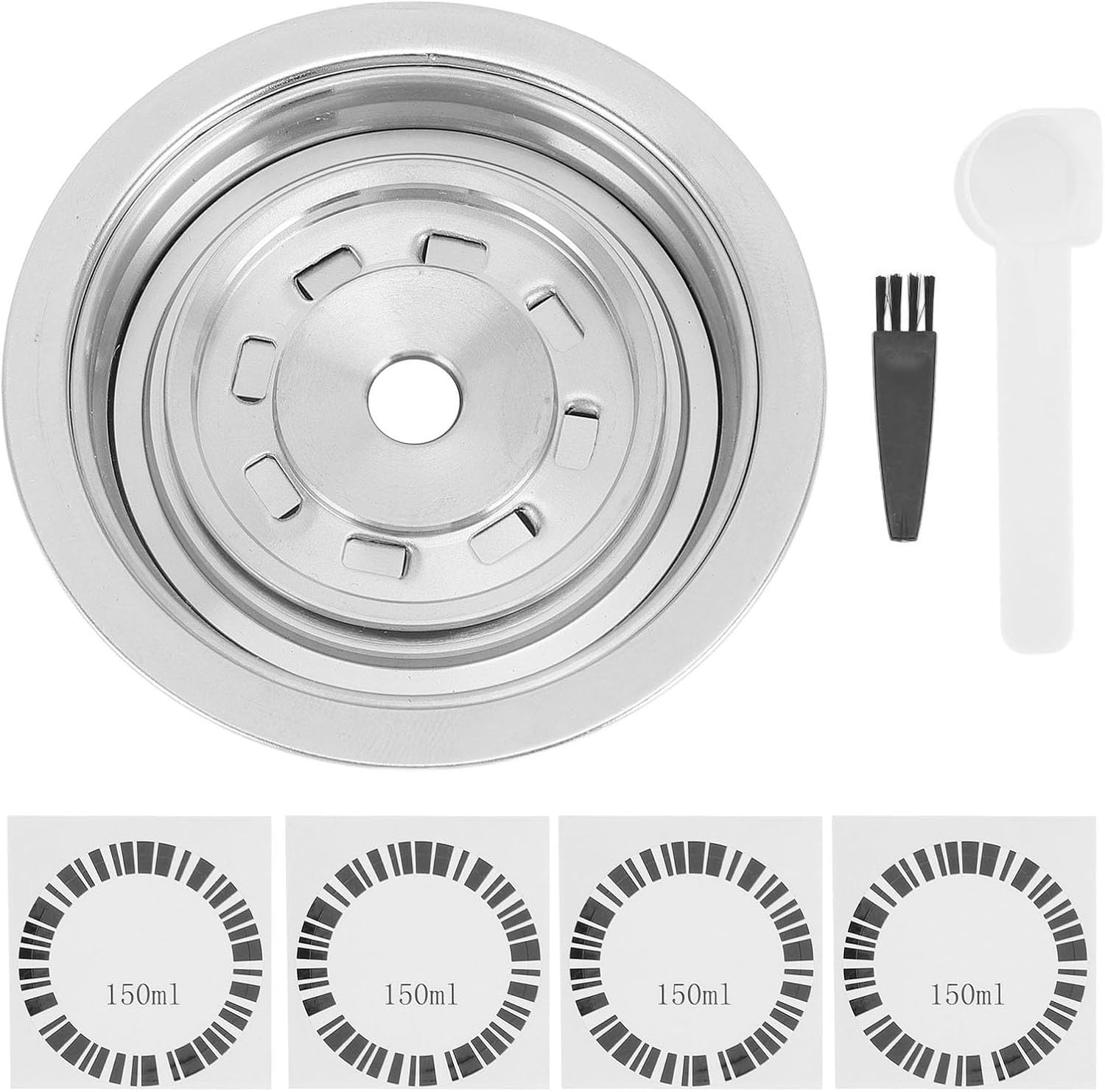 Reusable Stainless Steel Coffee Pods Adapter, Pod Converter Holder, Compatible with ENV135, Vertuoline GCA1, Vertuo Next , DIY Your Coffee Flavor (150Ml) image number 3