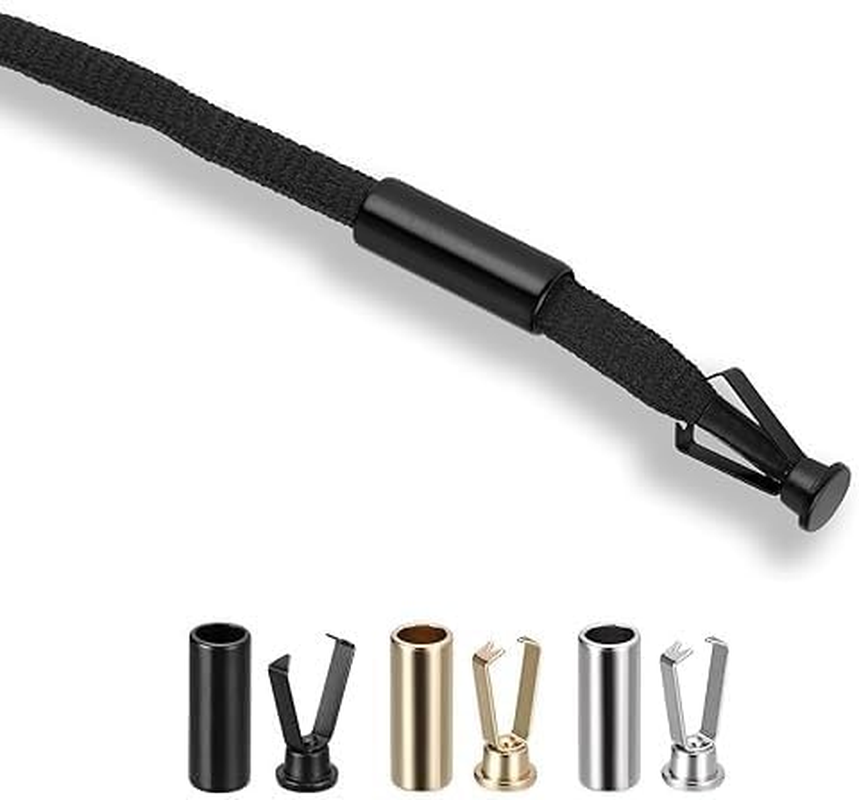 24 PCS Cylindrical Shoelace Heads, Metal Tips,Alloy,Clothing Rope Shoe Laces Tips Protector,Replacement Head image number 5