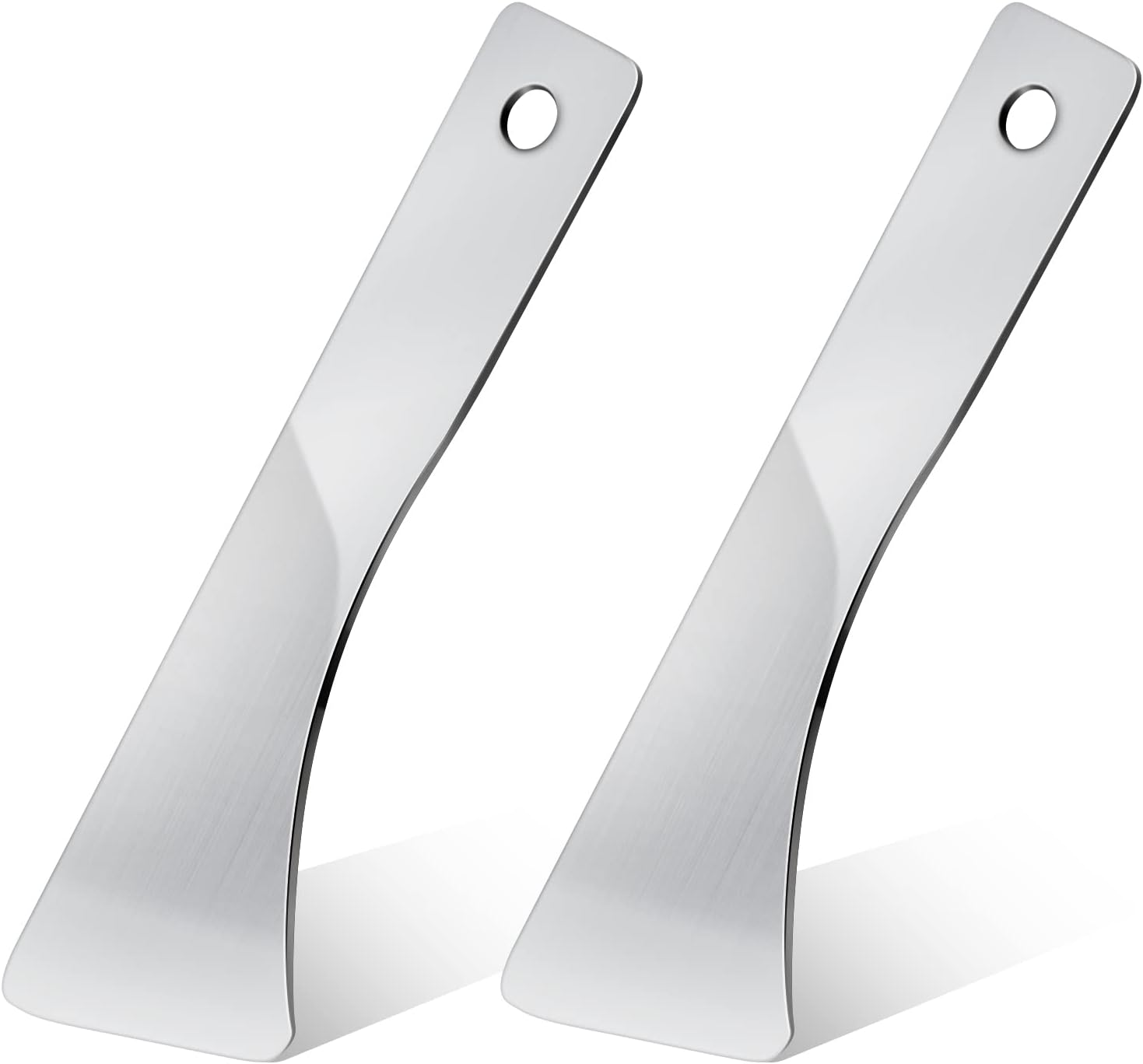 Wigoo Trim Removal Tool Metal Pry Tool Pro Stainless Steel Metal Pry Board Auto Clip Removal Tool Door Panel Car Interior Trim Tools for Fastener, Audio Dashboard, Clips, Baseboard - 2PCS image number 5