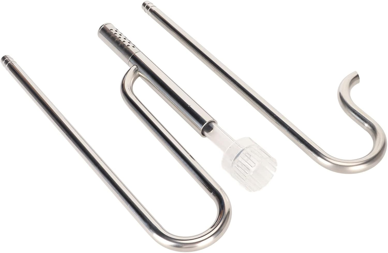 Lily Pipe, 360 Degree Rotation Skimmer 304 Stainless Steel Inflow Outflow Pipe Set Prevent Corrosion for Fish Filter (16Mm Water with 16Mm Deoiling Film Inlet) image number 5