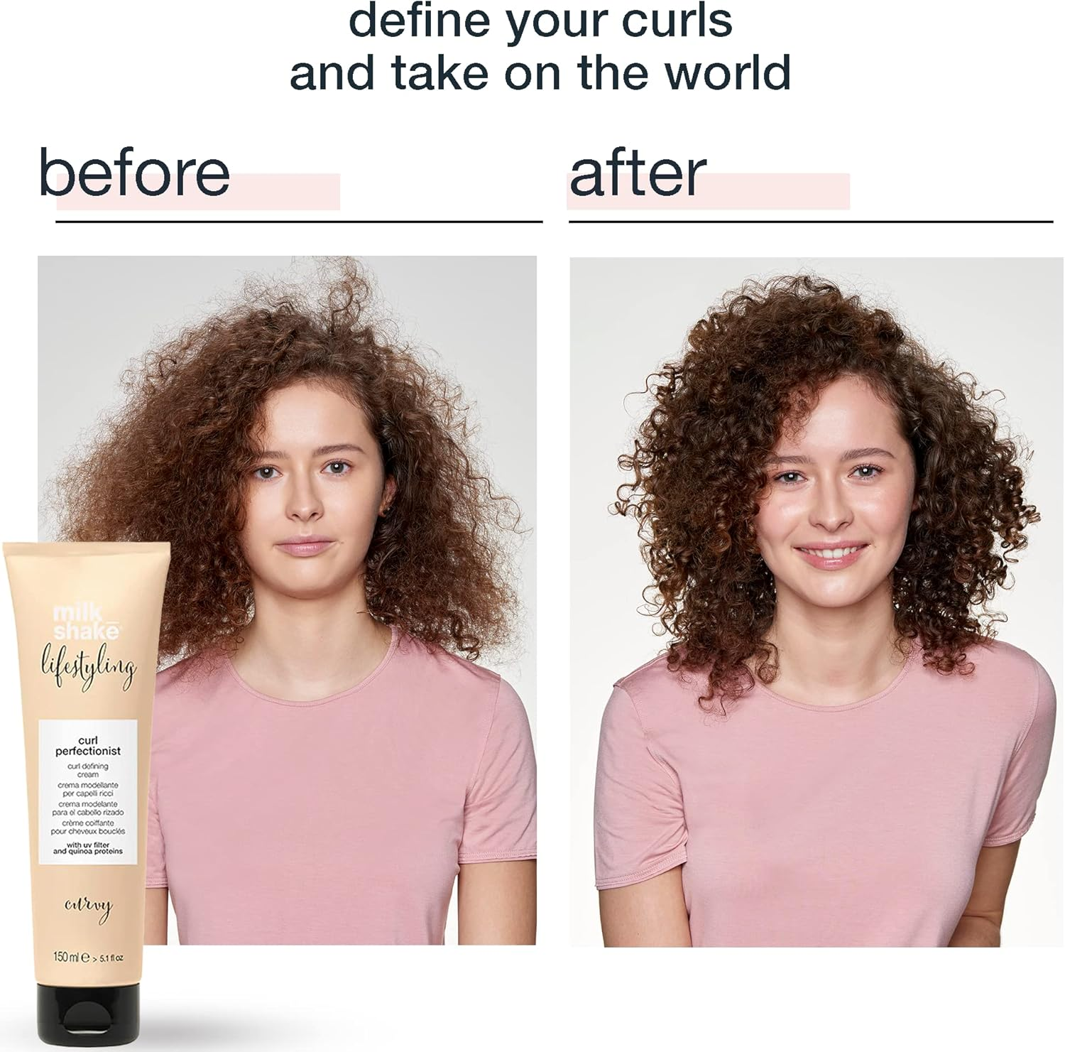 Milk_Shake Lifestyling Curl Perfectionist Modelling Curls Cream 150 Ml image number 3