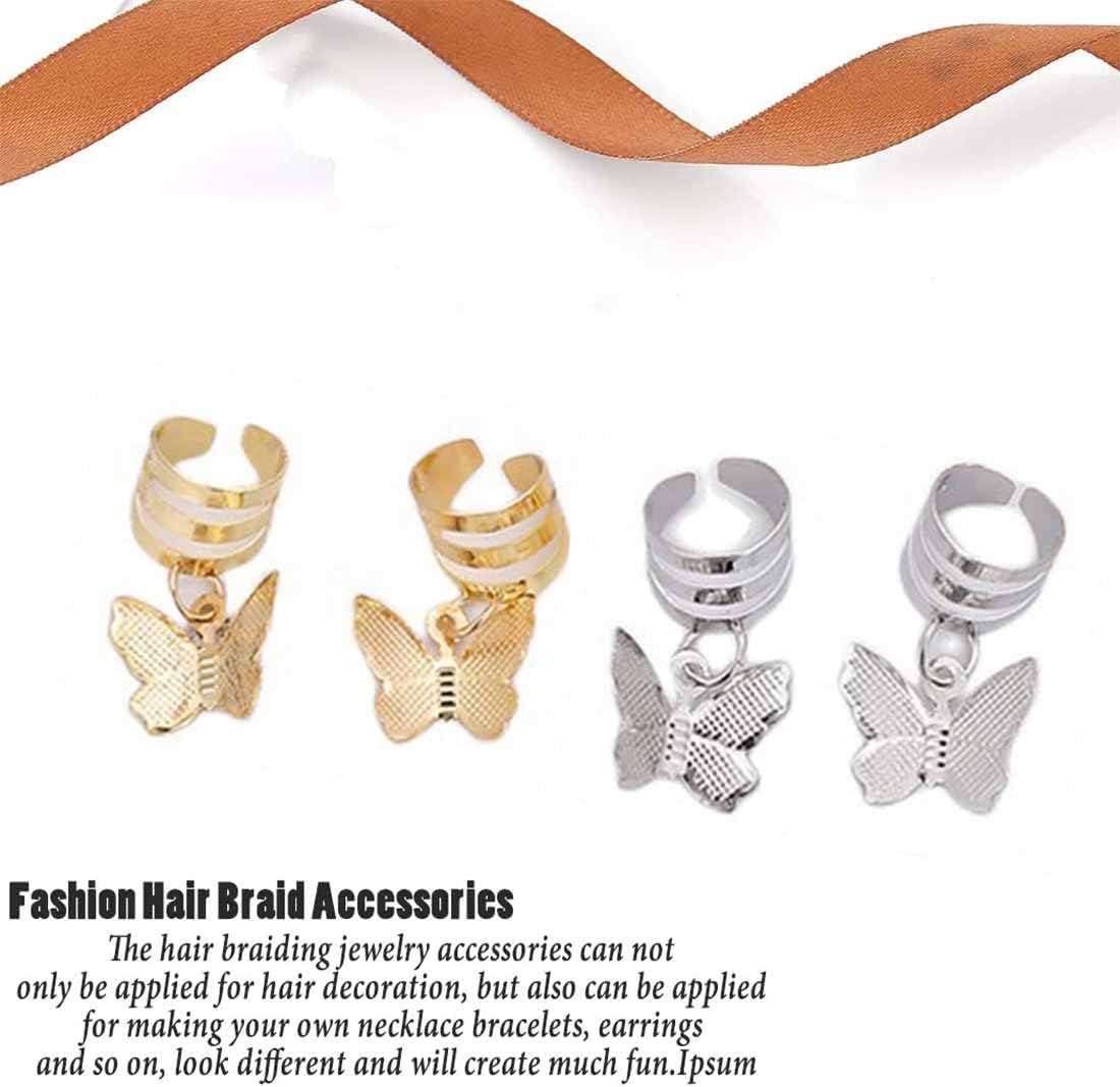 PLABBDPL Pack of 20 Dreadlock Jewellery Hair Spiral Clips, Hair Braid Rings, Aluminium Dread Lock, Adjustable Metal Cuffs, Dreadlocks, Beads, Braiding Hair Jewellery, Hair Dreadlocks Accessories for Men and Women image number 1