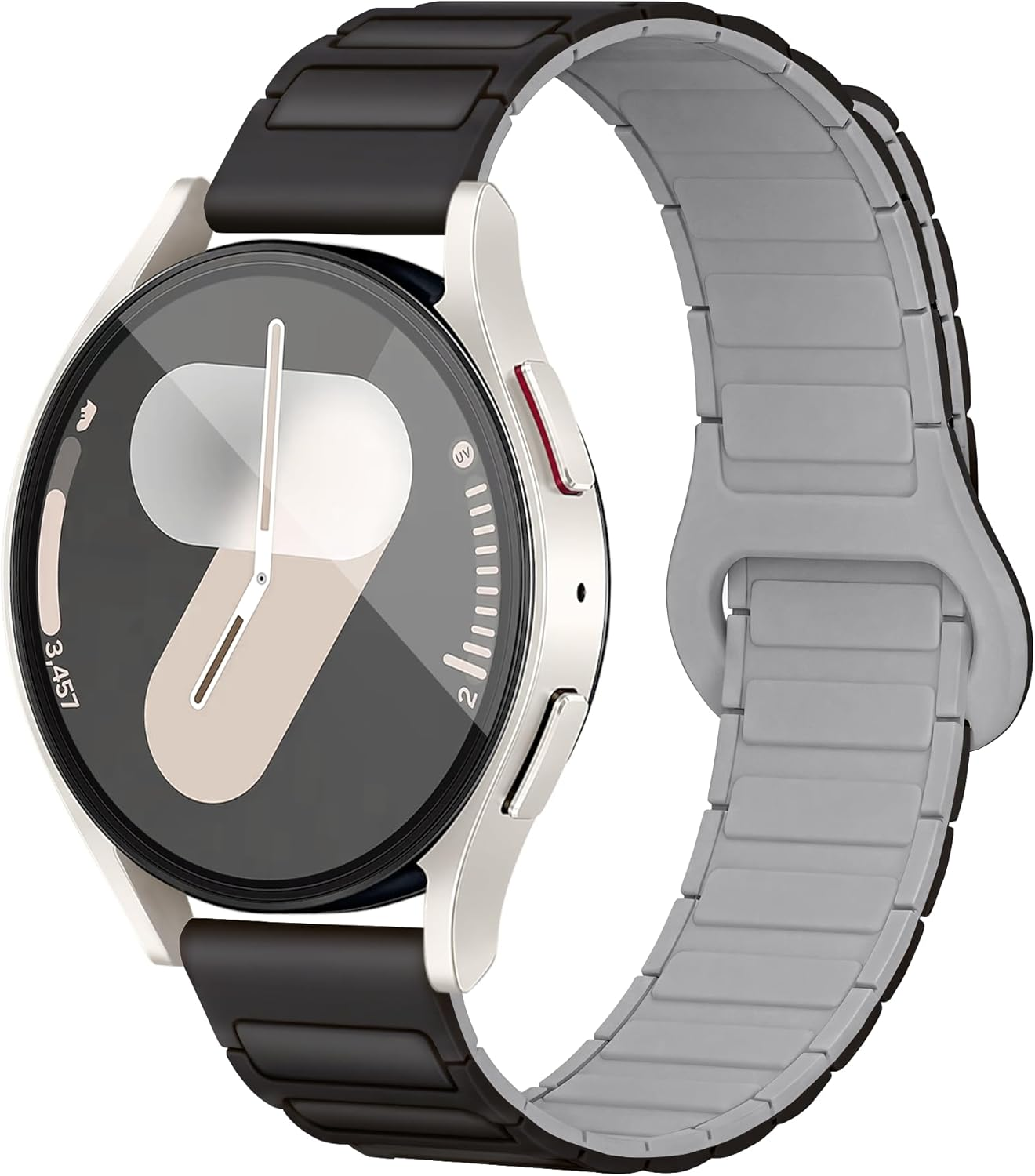 Vamyzji Compatible with Samsung Galaxy Watch 5/Watch 5 Pro, Galaxy Watch 4 Band 40Mm 44Mm, Galaxy Watch 6 40Mm 44Mm, Galaxy Watch 6 Classic 43Mm 47Mm, Resin Band for Samsung Watch 4 Classic 46Mm 42Mm