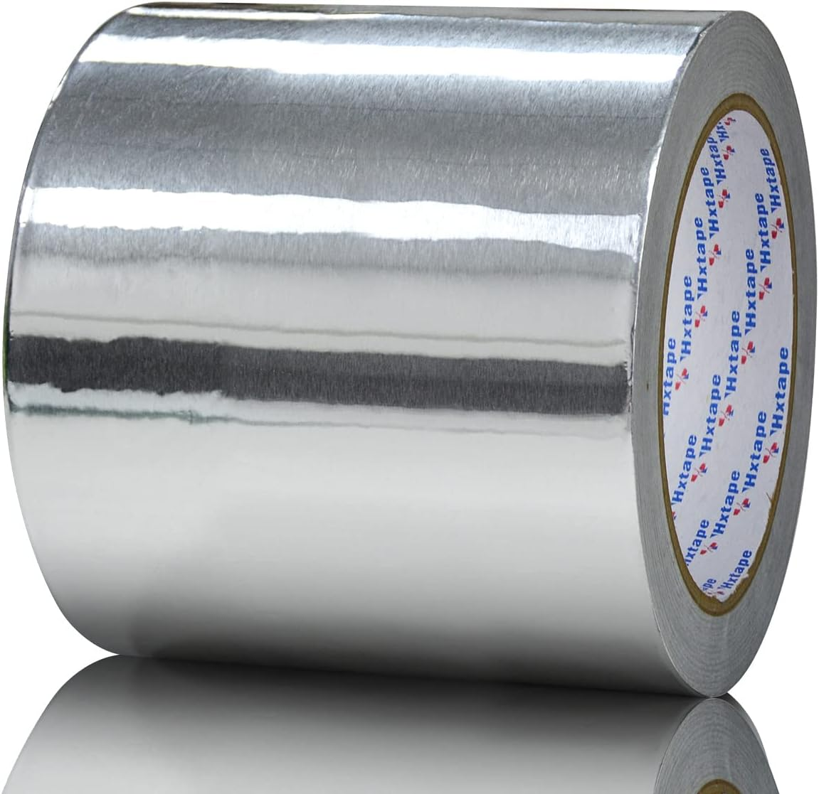 Aluminum Foil Glass Fiber Cloth Tape,Silver,Good for HVAC, Sealing & Patching Hot & Cold Air Ducts, Metal Repair (4"-4 Mil-20M) image number 2