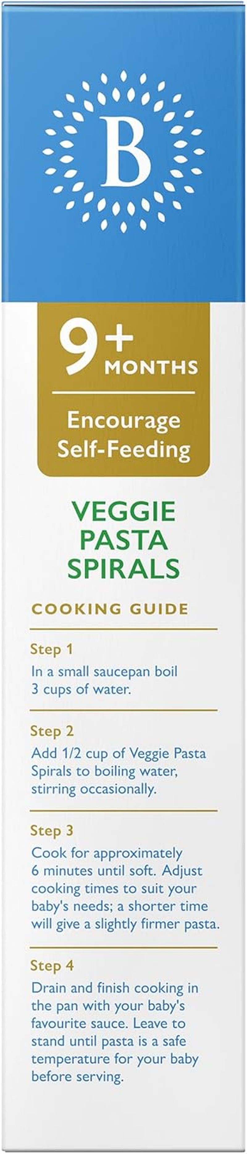 Bellamy'S Organic Veggie Pasta Spirals image number 3