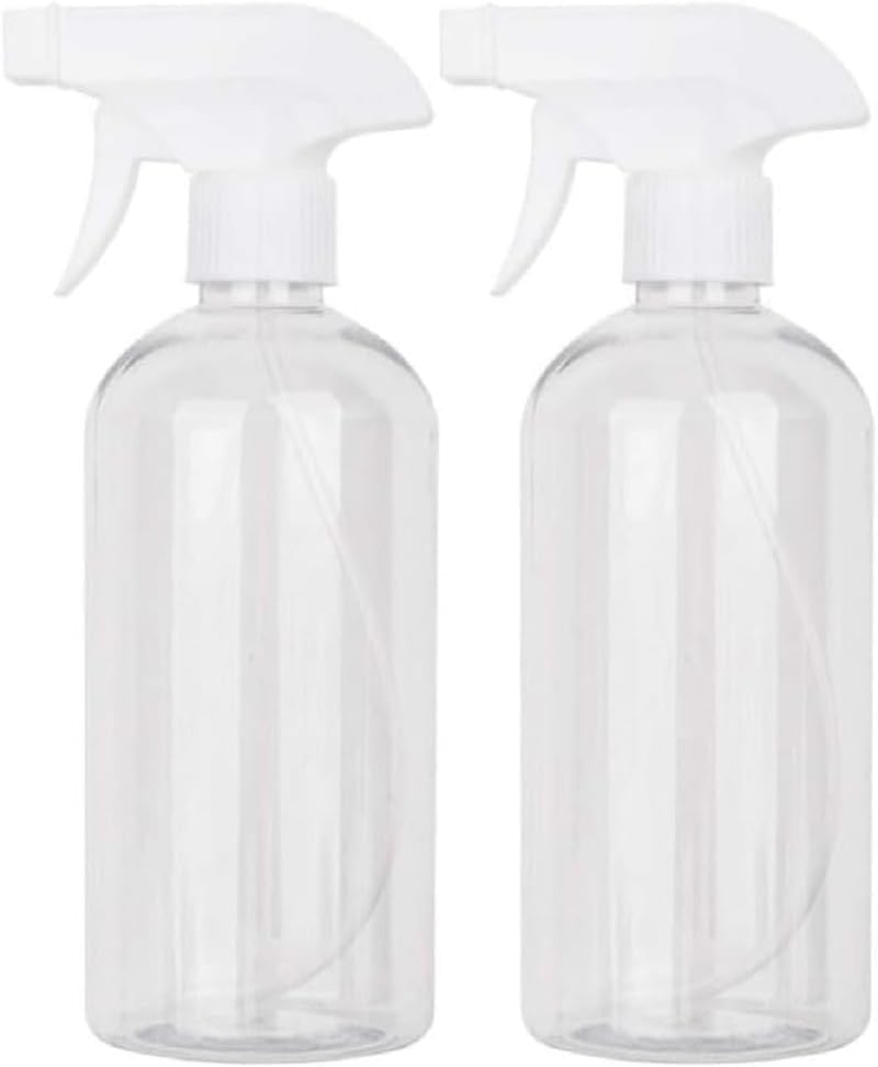 Plastic Spray Bottles - 200ML Empty Spray Bottles for Cleaning Solutions,Pet, Essential Oils, Hair, Cooking - Mist/Stream Water Bottle image number 1