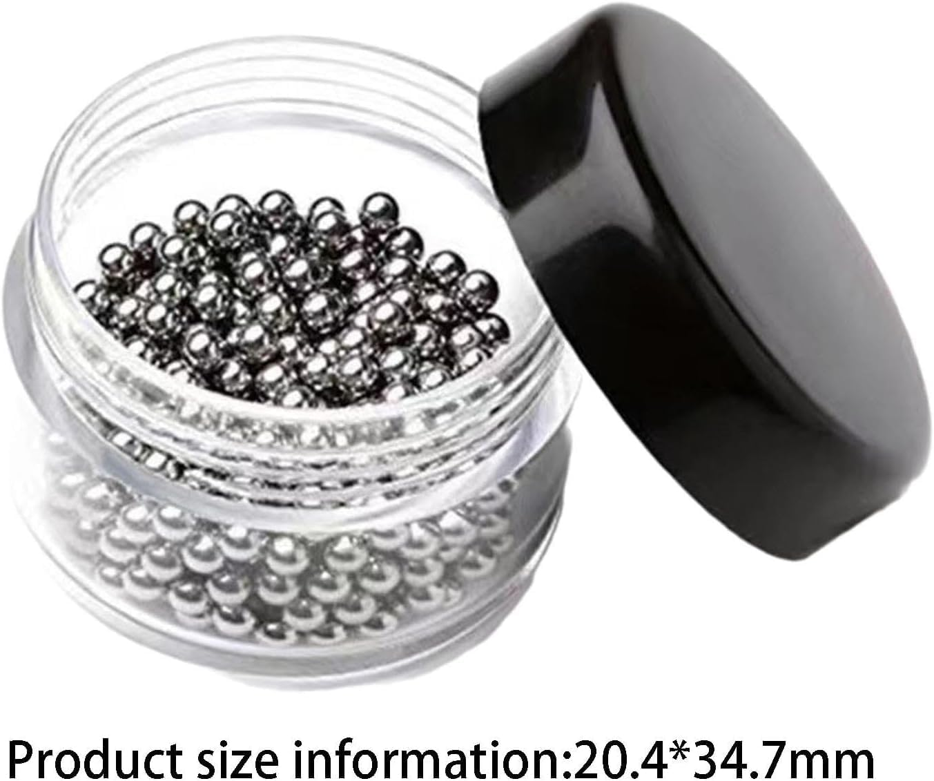Coehaopike 1000 PCS Decanter Cleaning Beads, 304 Stainless Steel Cleaning Balls for Glassware, Reusable Cleaning Beads for Wine Decanters Water Bottle Carafe and Vase image number 3
