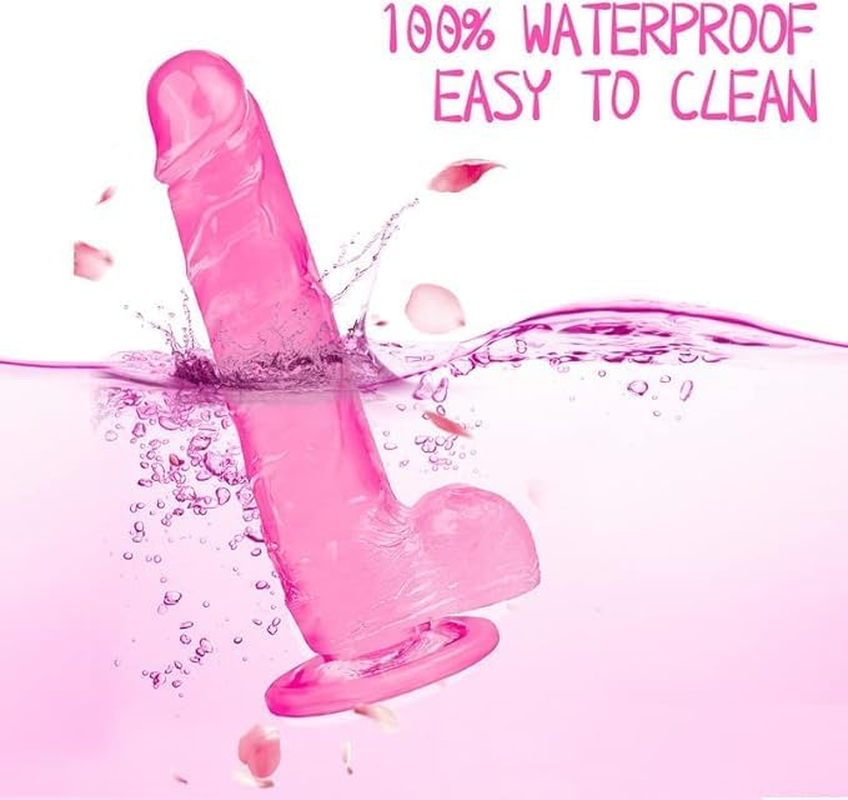 21CM Realistic Toys, Strong Suction Cup, Pink image number 5