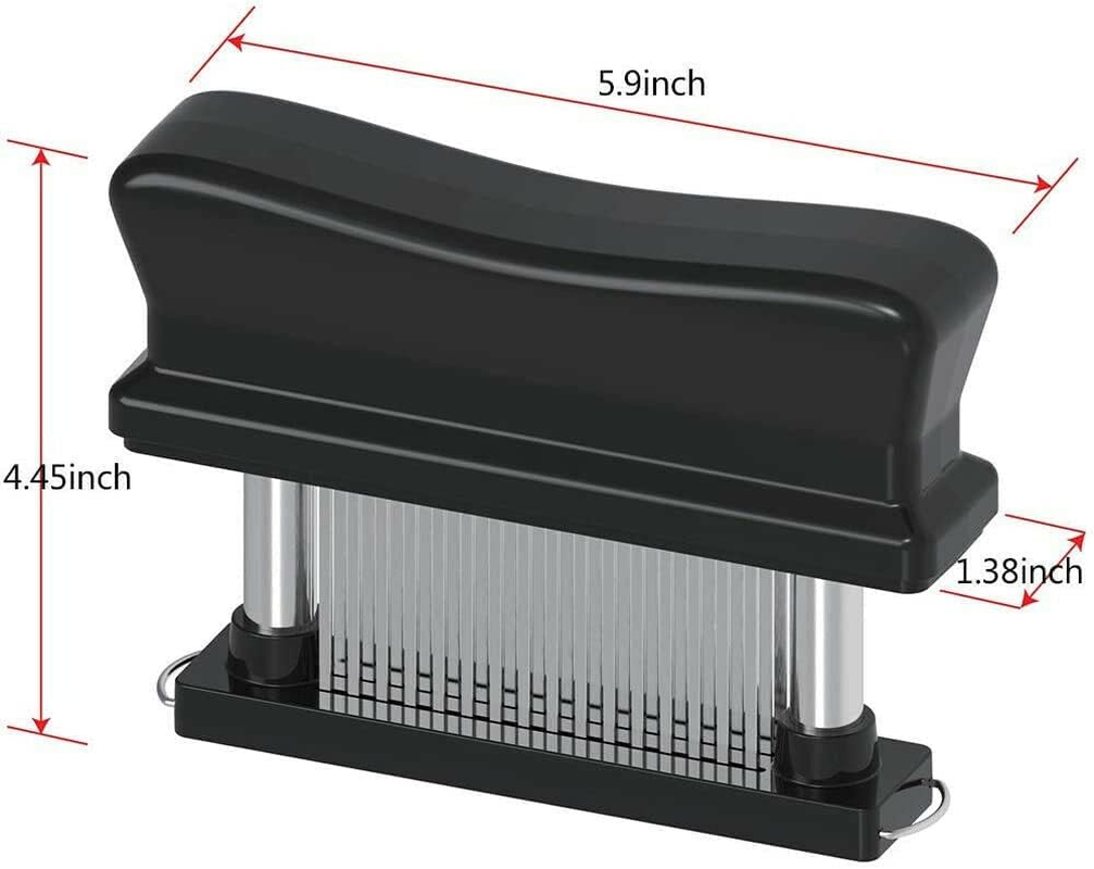 48-Blade Stainless Steel Pin Steak Meat Tenderizer Hammer Chicken Beef Mallet image number 3