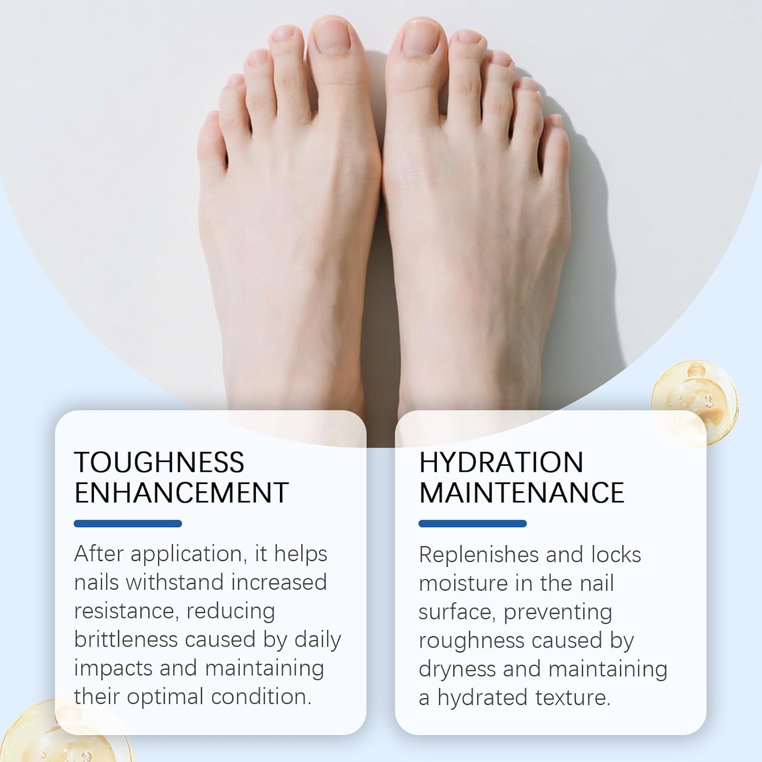 Hyaluronic Acid Nail Care, Nail Hardener for Weak Nails, Nails Strengthener for Dry Damaged, Nailes Growth Treatment Serum, Nailes Repair Growth Solution, Intense Moisture Treatment for Hydrated (2) image number 3