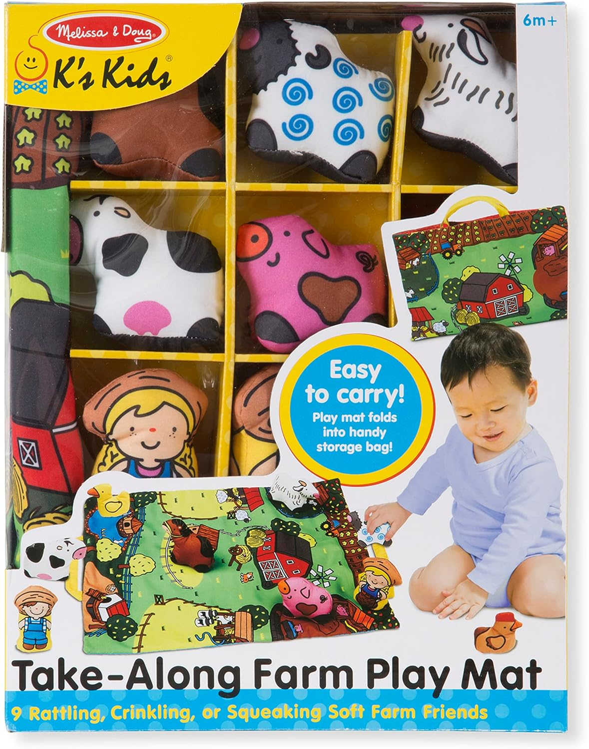 Melissa & Doug - Take-Along Farm Play Mat