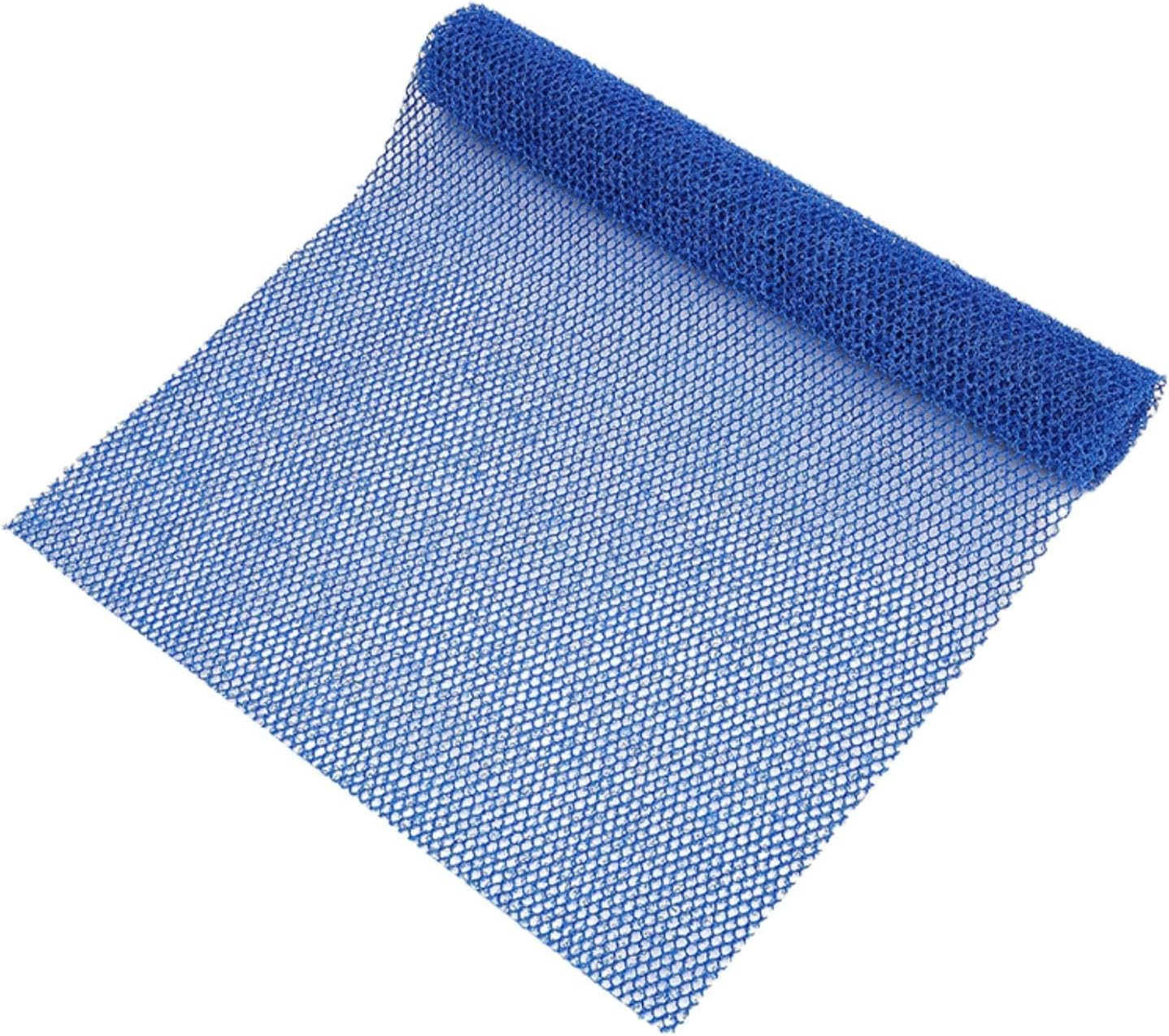 Eigell Nylon Net Bath Washcloth Gentle Exfoliating Easy Maintenance Quick Drying Deep Cleaning for Men, Women Body Scrubber, Beige