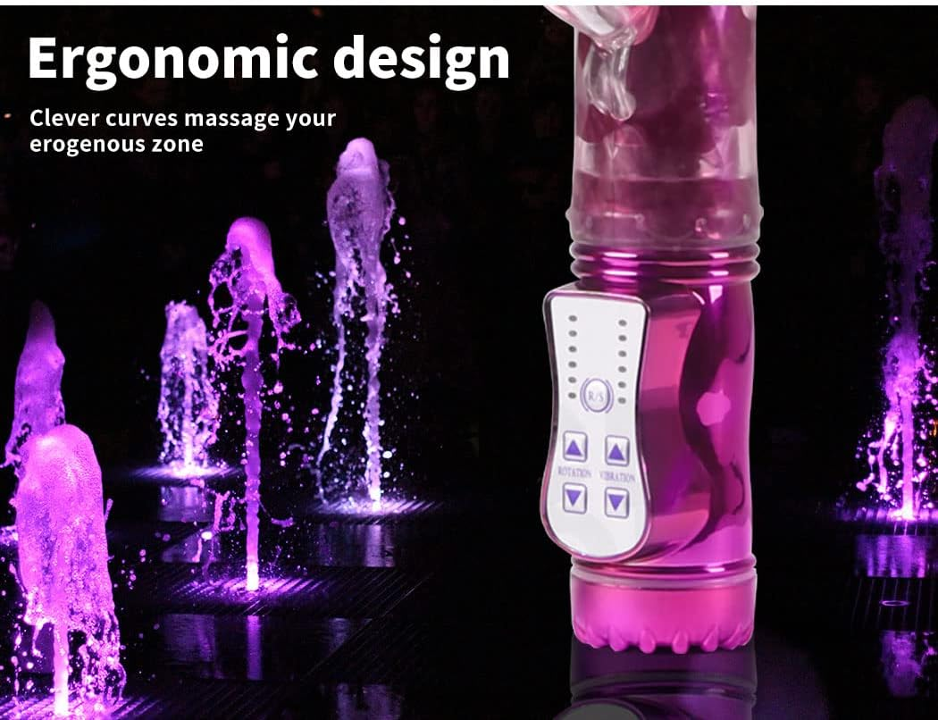Urway Rabbit Vibrator Masturbator Thrusting Rotation Adult Massage Women Sex Toy image number 5