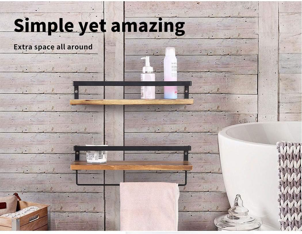 Levede Floating Shelf Wall Mount Brackets Display Shelves Bookshelf Rack image number 6