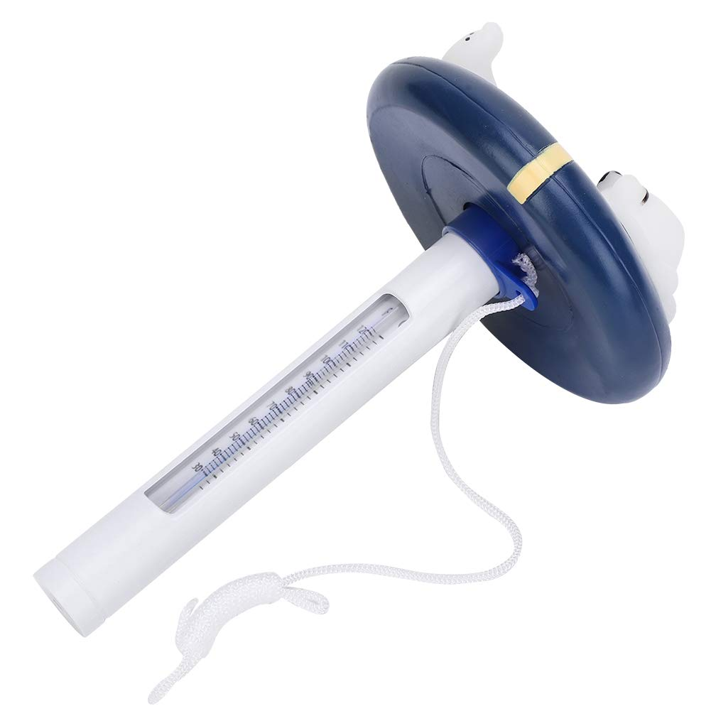 Floating Thermometer, Pool Temperature Thermometer with String, Shatter Resistant, Analog, Reusable, Outdoor image number 2