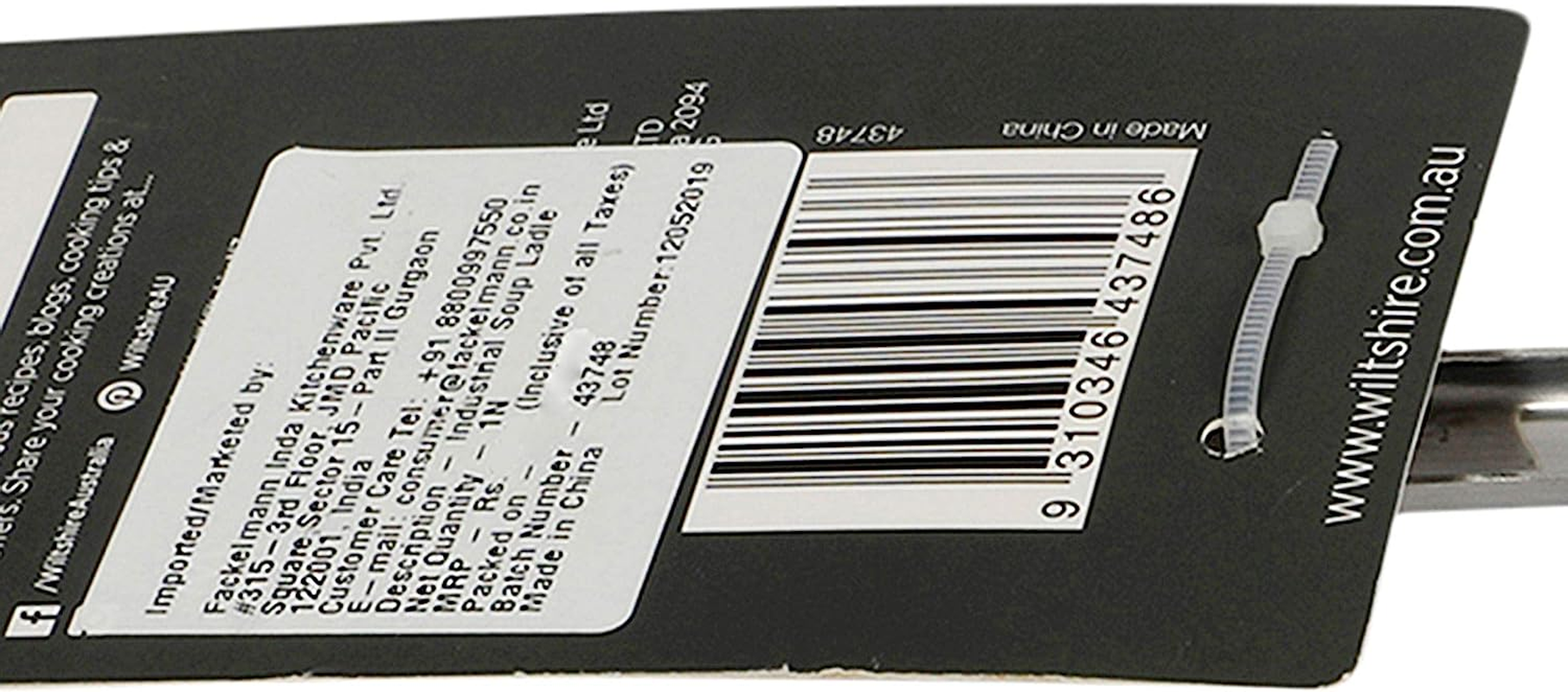 Wiltshire Industrial Stainless Steel Soup Ladle image number 1