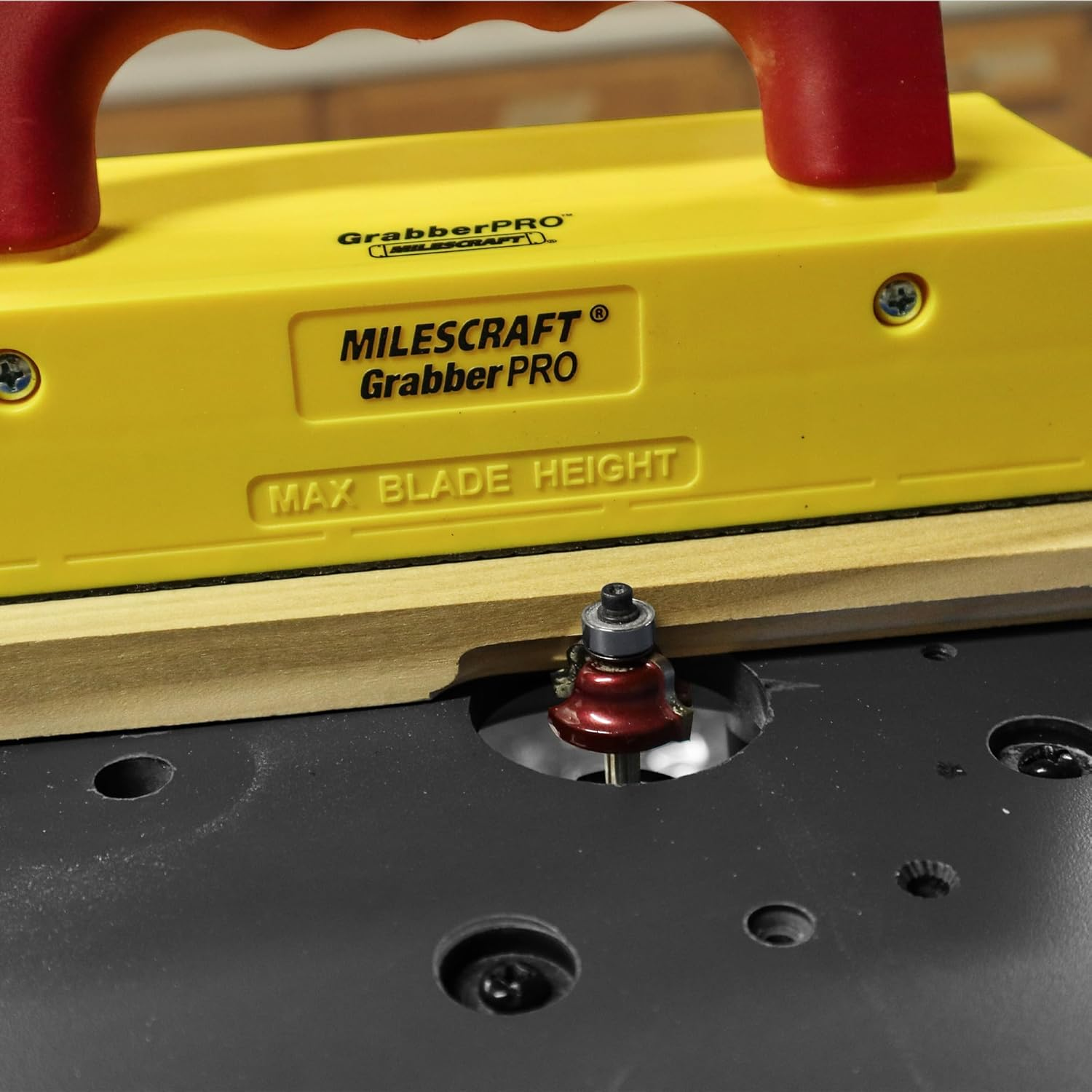 Milescraft 3407 Grabberpro LITE &ndash; Base Model. Push Block for Table Saws, Router Tables, and More. Single Adjustable Leg Repositions for Best Setup. NO ACCESSORIES. Assembly Required. image number 6