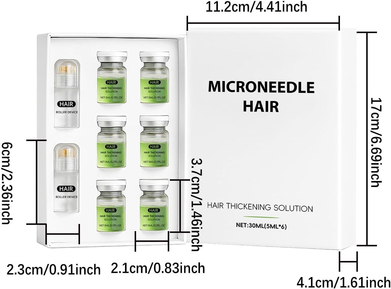 Micro Infusion Hair Renewal Kit, Hair Regrowth System Microneedling, Strengthens Roots, Hydrating & Fuller for Fine or Thinning-Looking image number 2