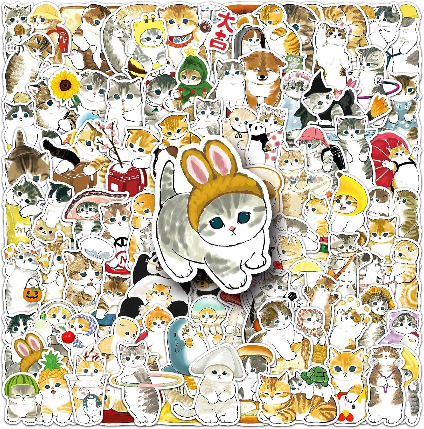 100 PCS Train Stickers Vinyl Waterproof Stickers for Boys,Girls,Kids,Children,Teens,Adults Decals for Laptop,Phone,Luggage,Computer,Skateboard,Bicycle,Water Bottle