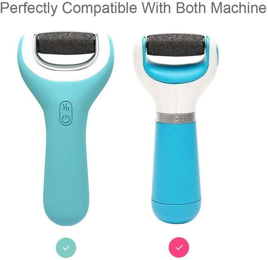 8 Pack Extra Coarse Replacement Rollers for Amope Pedi Refills Electronic Perfect Foot File Pedi Hard Skin Remover Refills Include 1 Nail Brush 1 Clean Brush image number 1