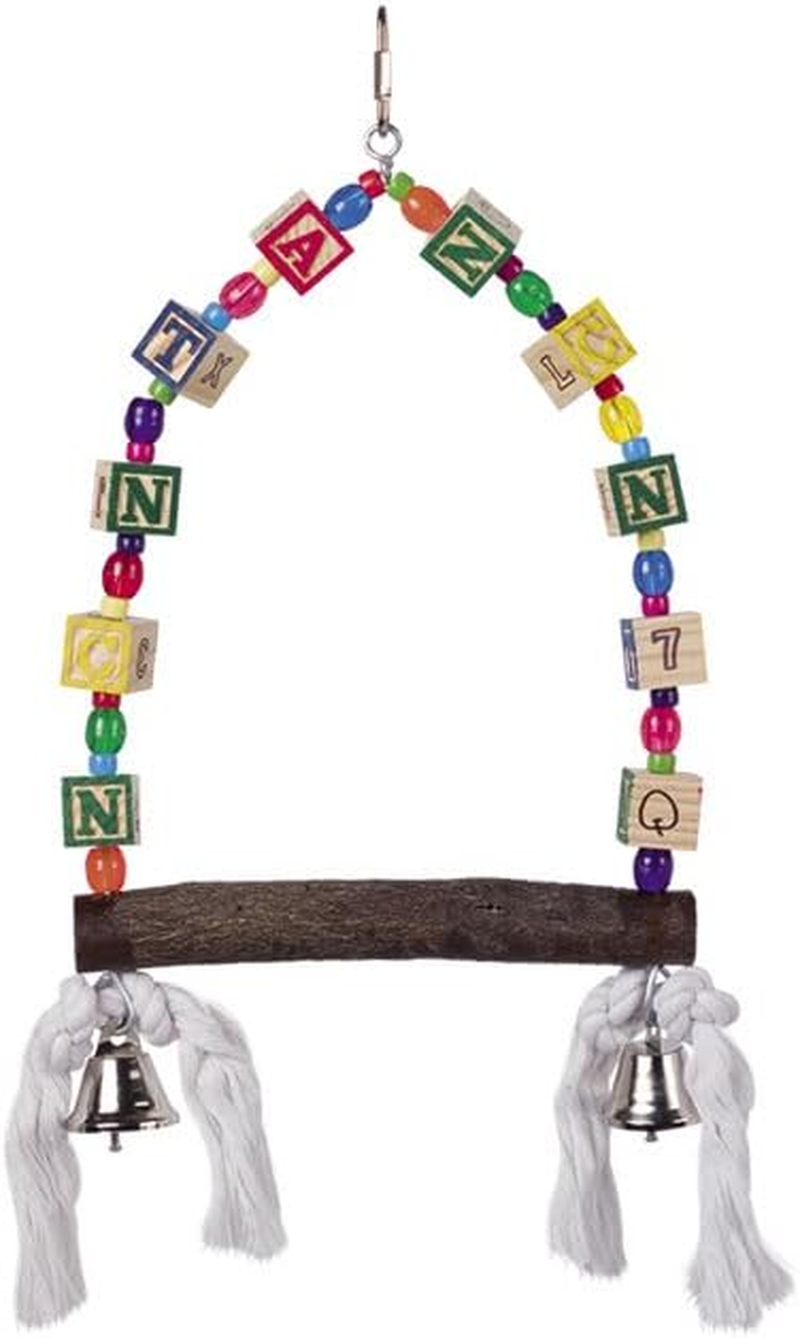 Nobby Cage Toy Swing with Colourful Cubes 28 X 17 Cm image number 2