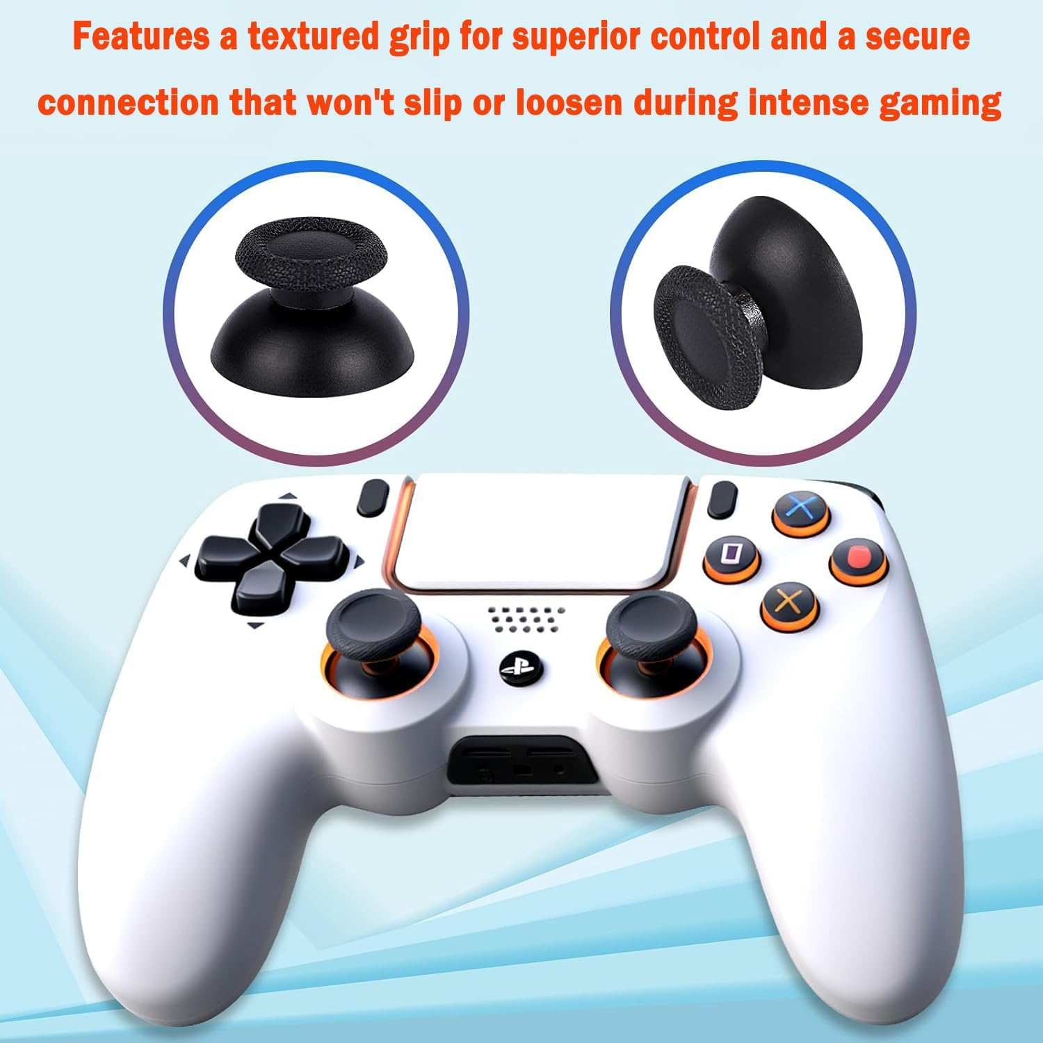 SILHOL P5 Controller Thumbsticks, Black Replacement Analog Joysticks for Dualsense, Thumbsticks Replacement 9Pieces image number 4