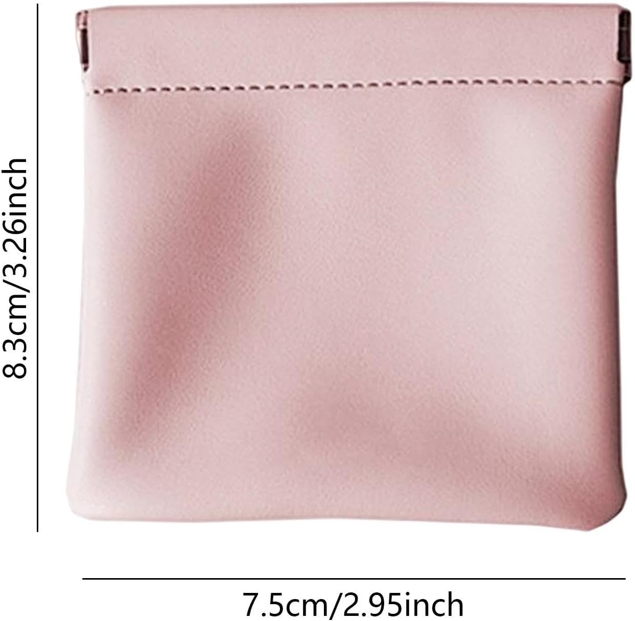 Cileznw Mini Pocket Cosmetic Bag - Portable Cosmetic Pouch for Purse - Small Accessories Storage Bag Organizer Pouch Cosmetics Wireless Earphone Coin Purse, Pink, 小さい image number 3