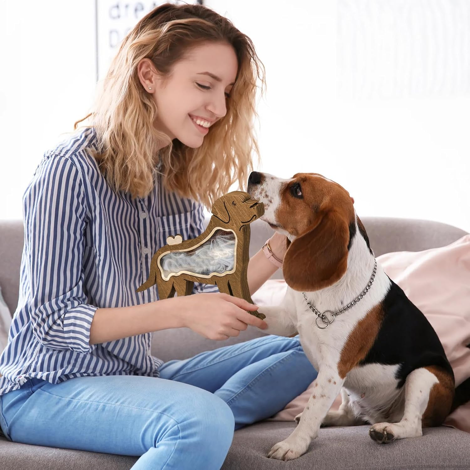Hair Memorial Keepsake - Remembrance Box for Hair, or Ashes | Thoughtful Sympathy Gift for Lovers, Keepsake Memorial for Dogs and Cats, Comforting Loss Gift, Unique Memory Con image number 6